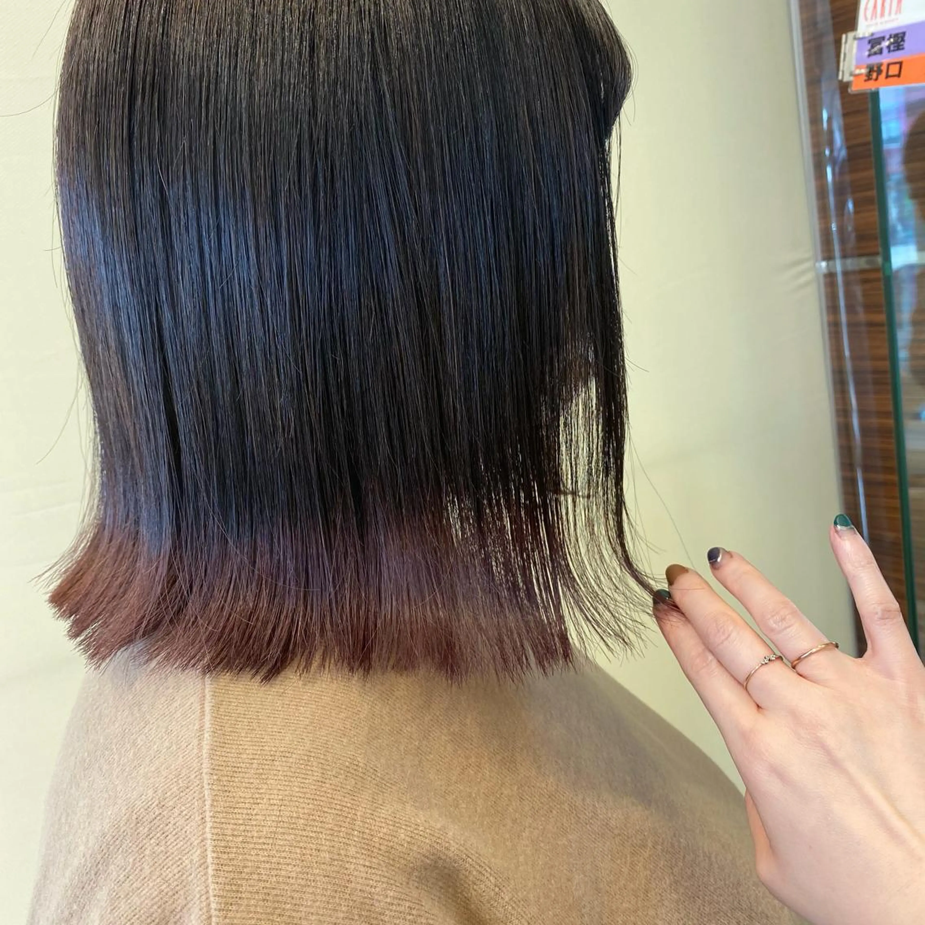 ミディアム ショートヘアはお任せ 冨樫真未のヘアスタイル