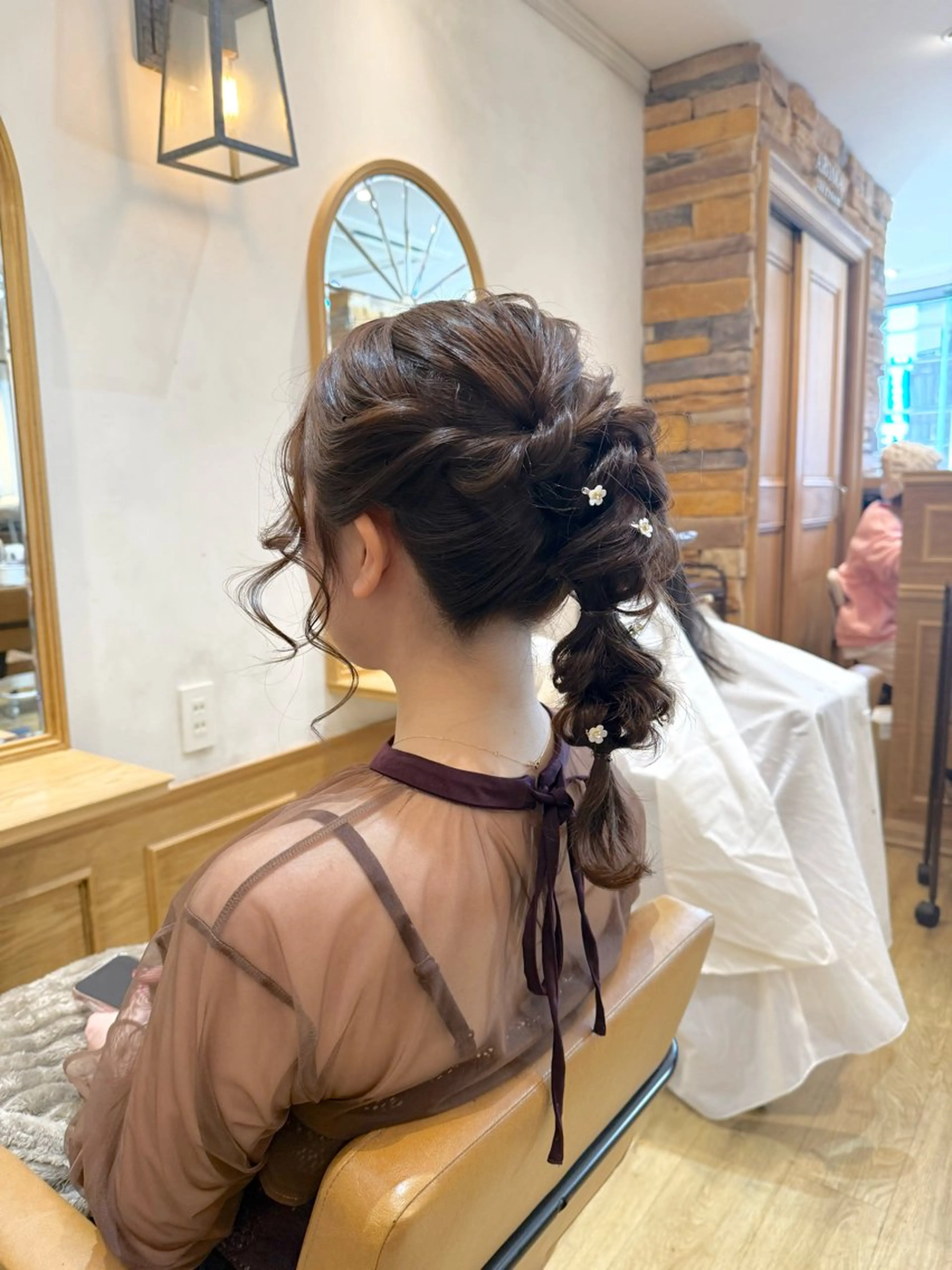 ヘアアレンジ ヘアセット 🫧サカモトレナ🫧 新宿三丁目のヘアスタイル