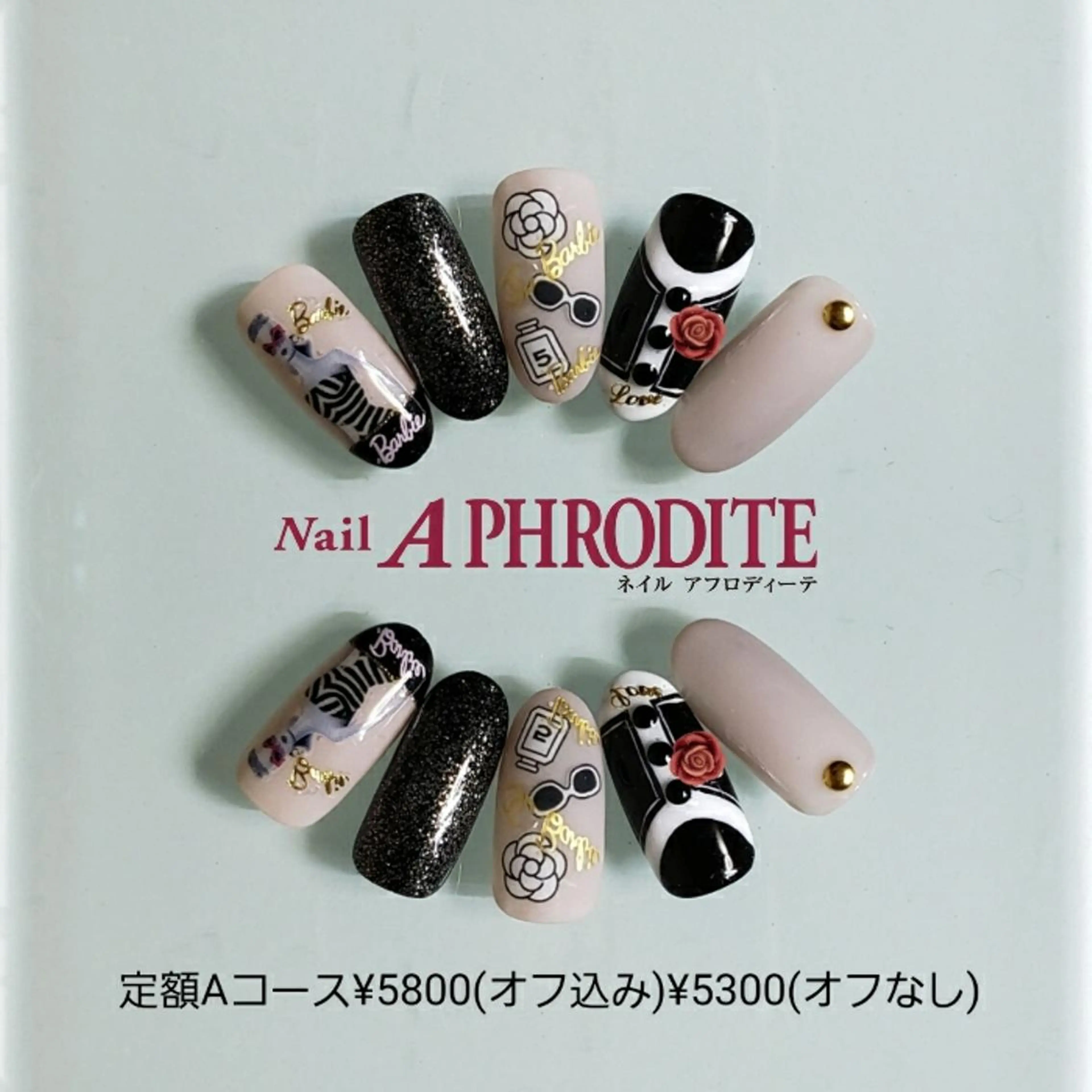 ネイル ロングネイル 持ち込み ニュアンスネイル ハンドネイル Nail Aphroditeのネイルデザイン