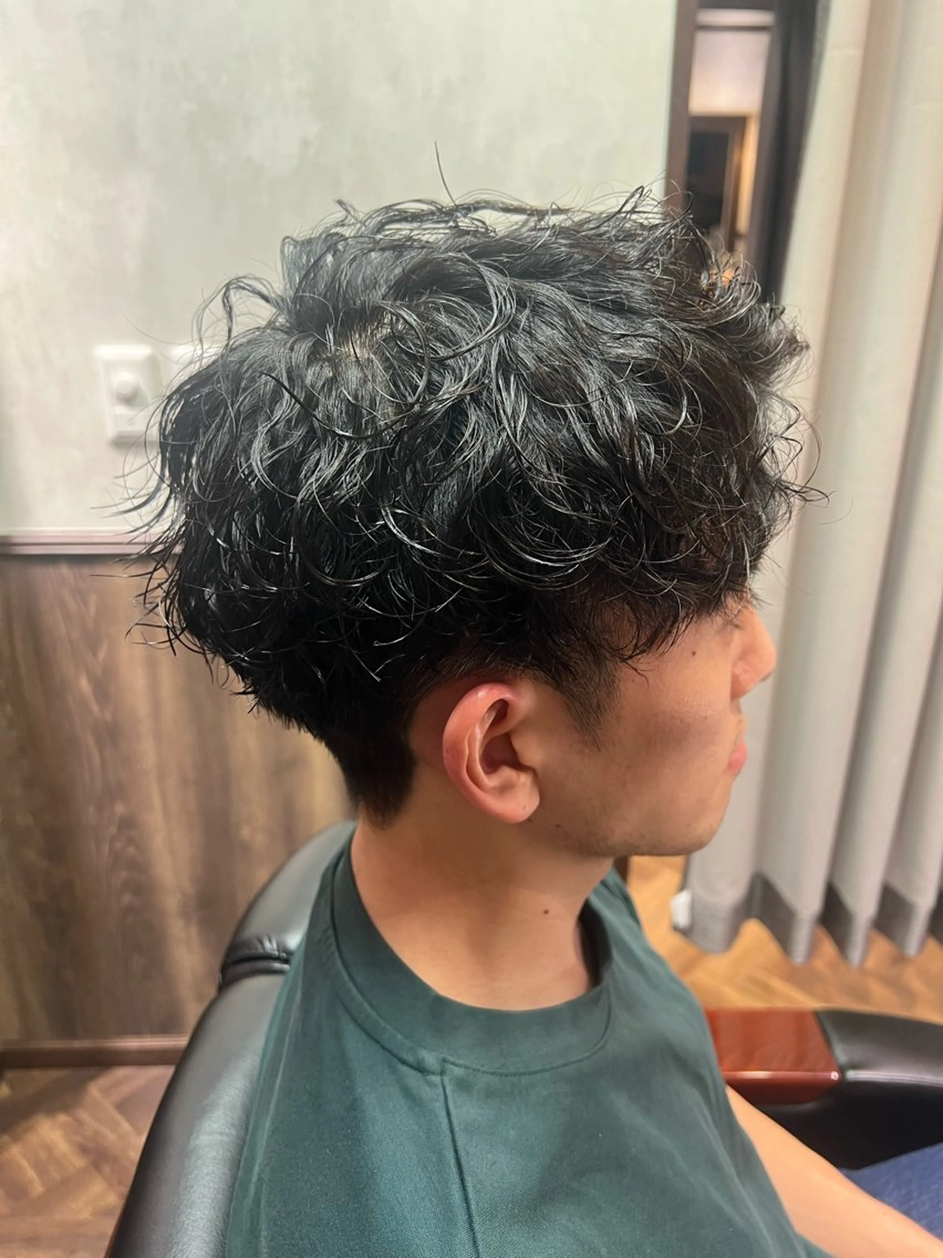 パーマ メンズ LAVIE NEW STANDARD BARBER HANARE所属・HA GAのヘアスタイル