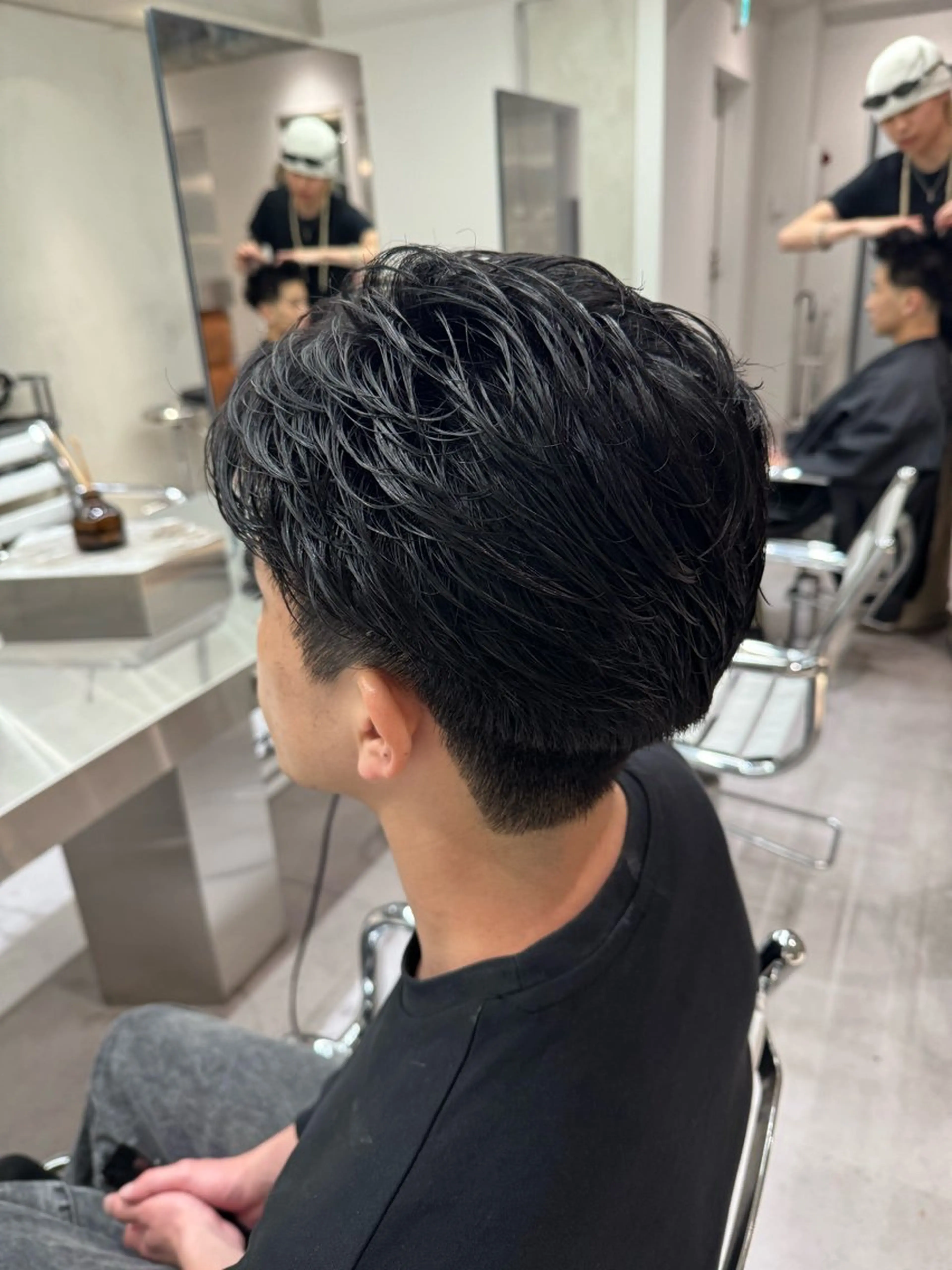 パーマ メンズ ブリーチ/パーマ特化 片平和寿のヘアスタイル