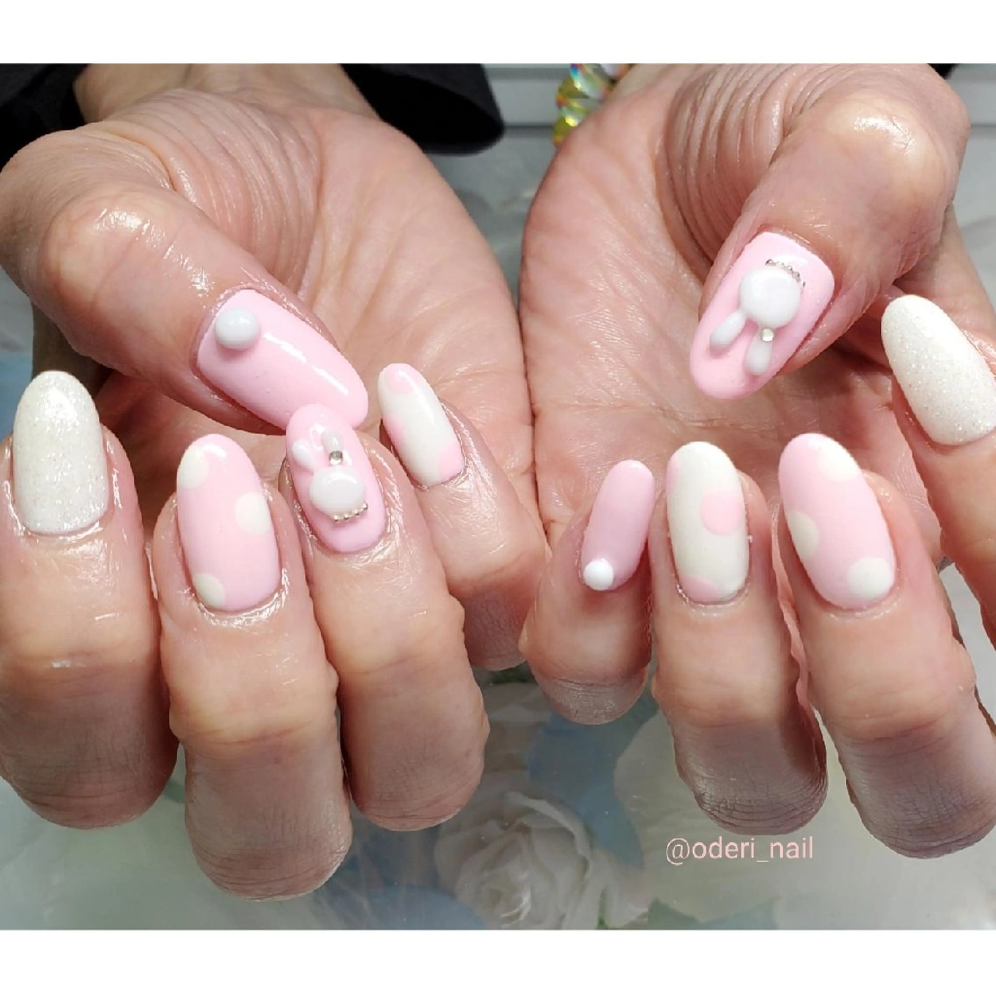 ネイル アートネイル ジェルネイル おで@ oderi_nailのネイルデザイン