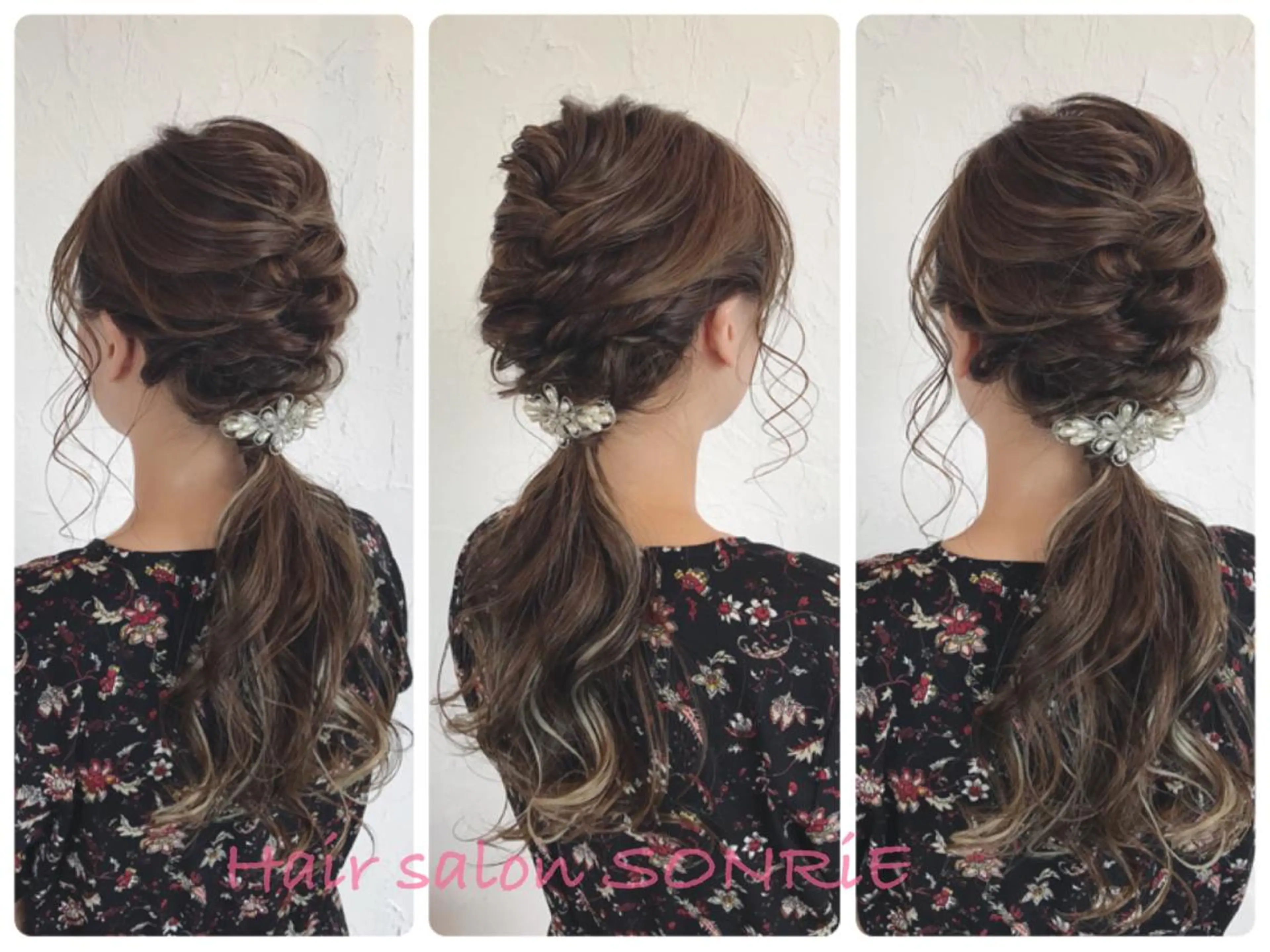 ロング カラー パーマ ヘアアレンジ メンズ 美容室 ソンリエのヘアスタイル