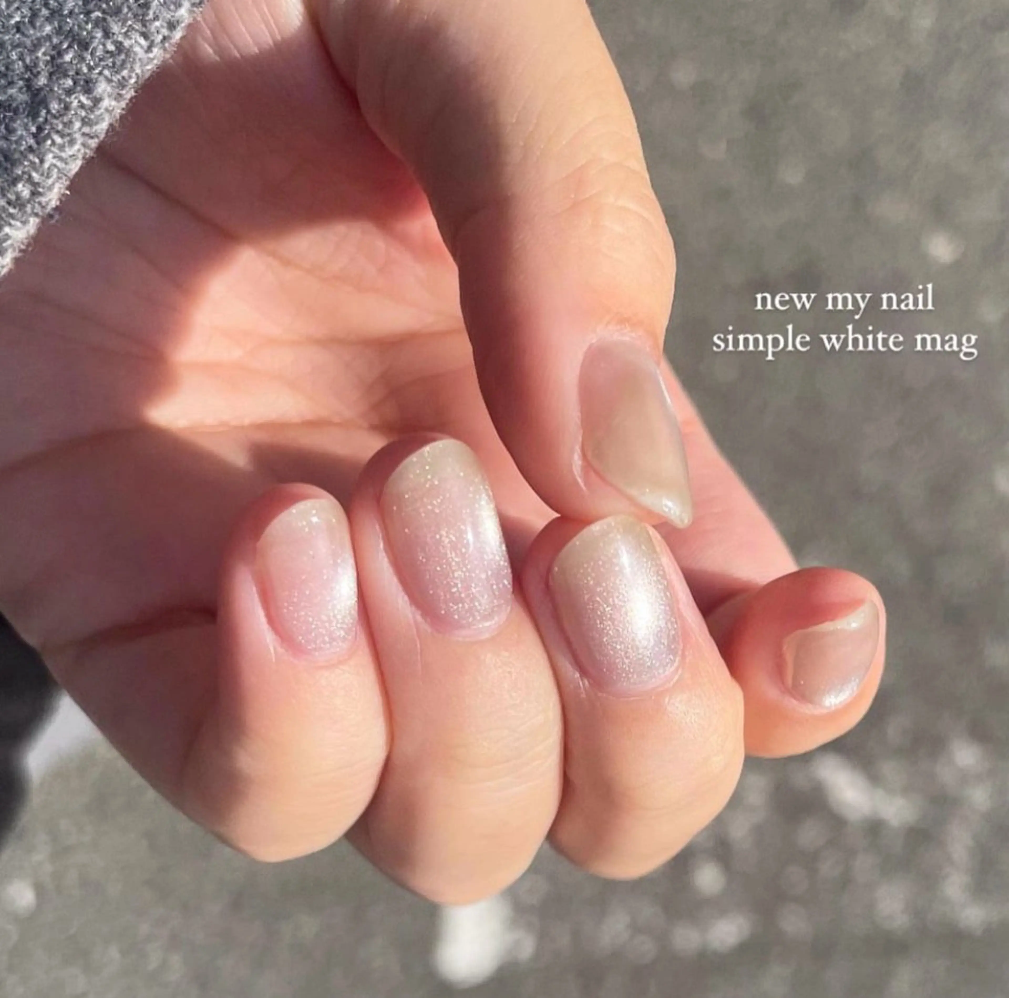 ネイル ニュアンスネイル ハンドネイル pétit所属・pétit hiyoriのネイルデザイン