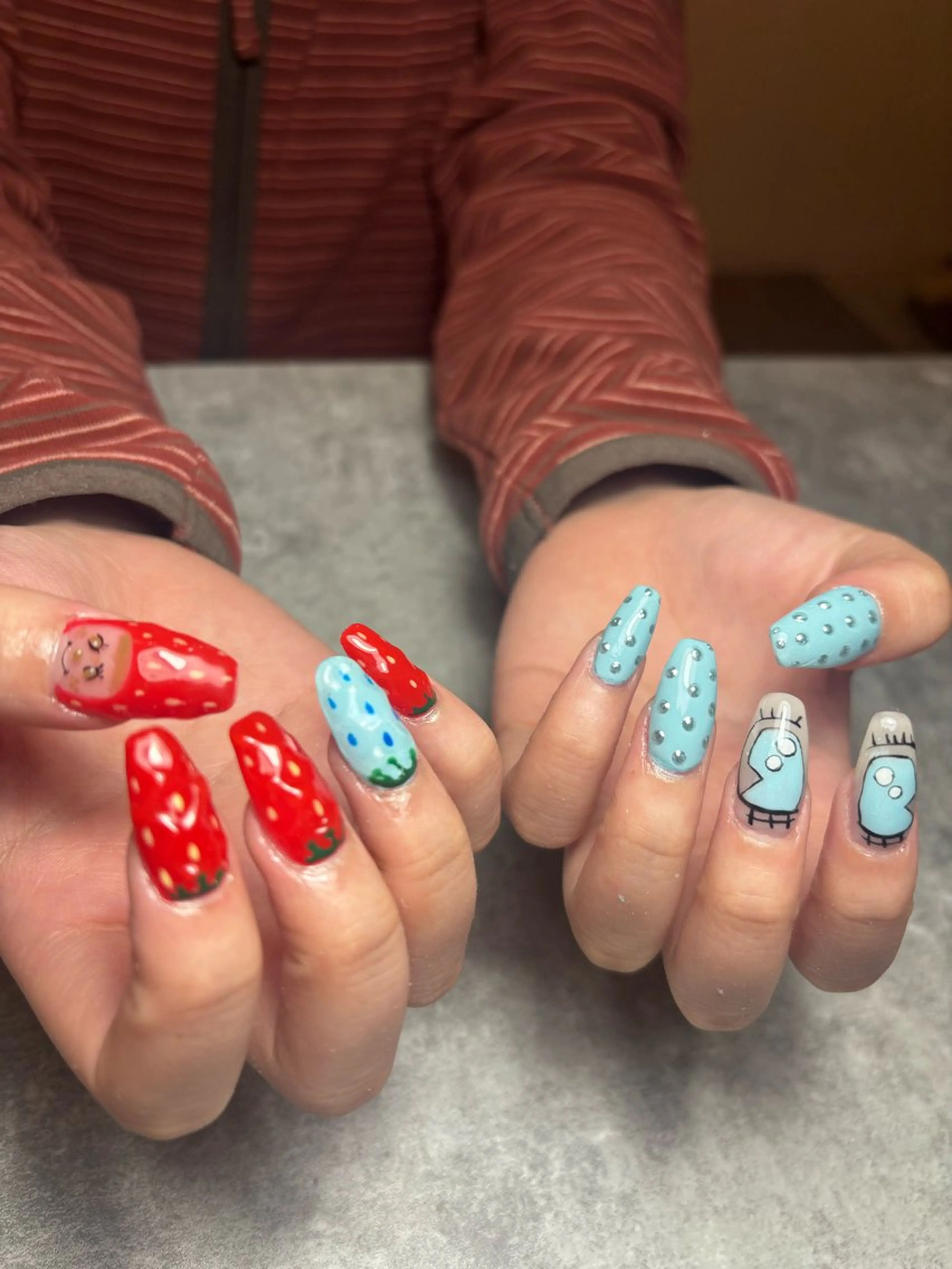 ロング ハンドネイル nailsalon -unay-所属・nailsalon unayのネイルデザイン