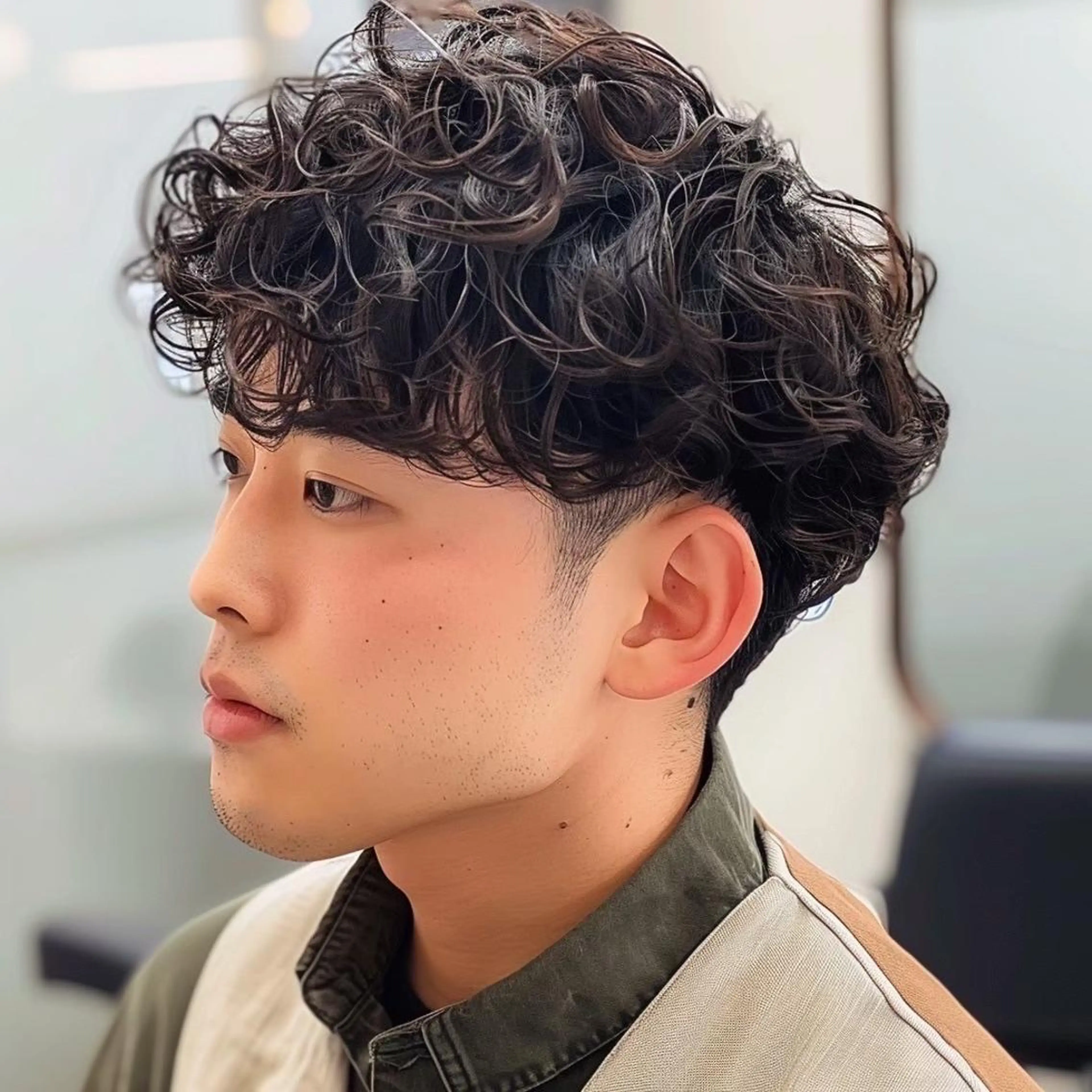 メンズ カット パーマ 最強美髪💙ྀི/ アイ兼任👀/ミナルのヘアスタイル