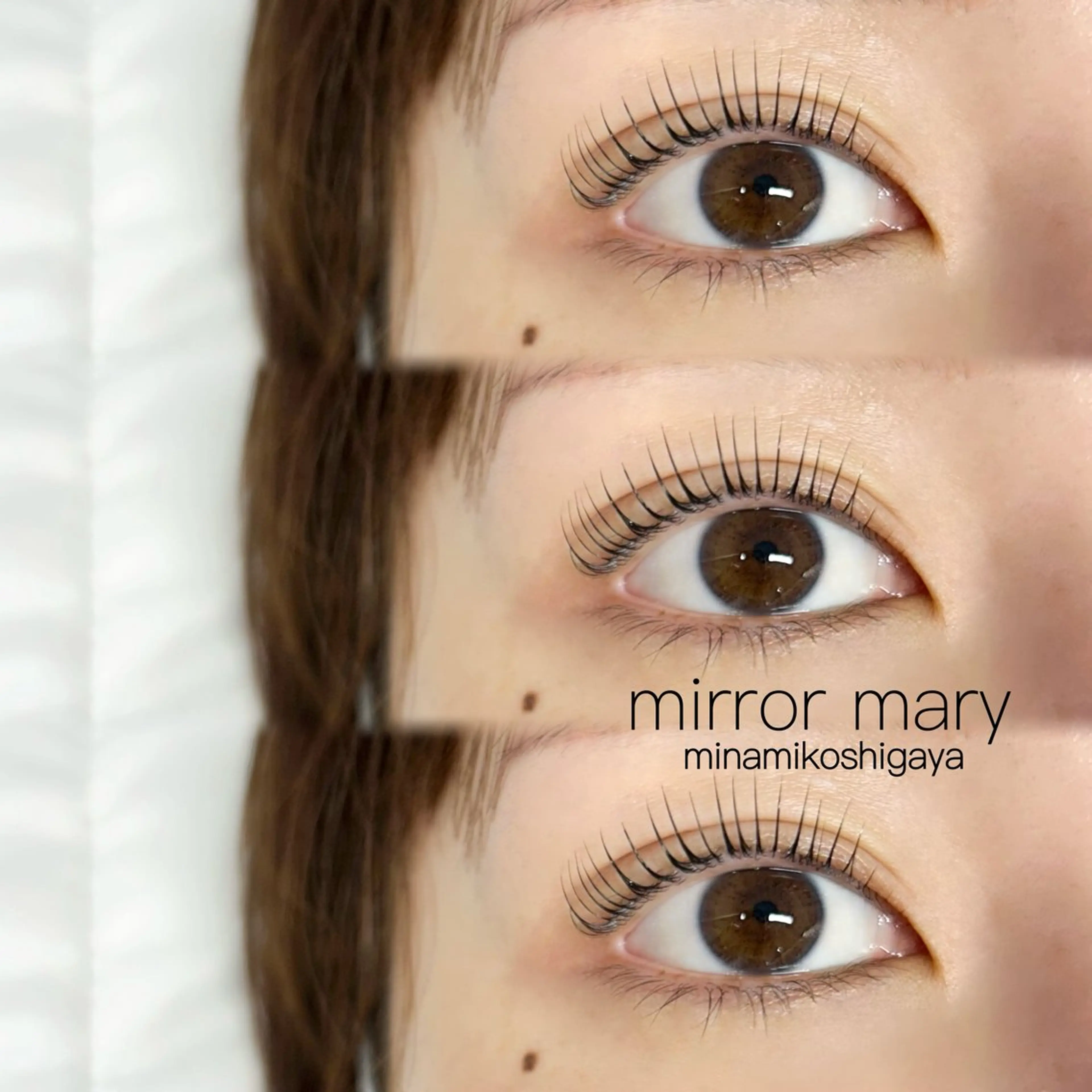 マツエク・マツパ パリジェンヌラッシュリフト マツパ mirror mary所属・mirror mary南越谷の眉毛・アイブロウイメージ