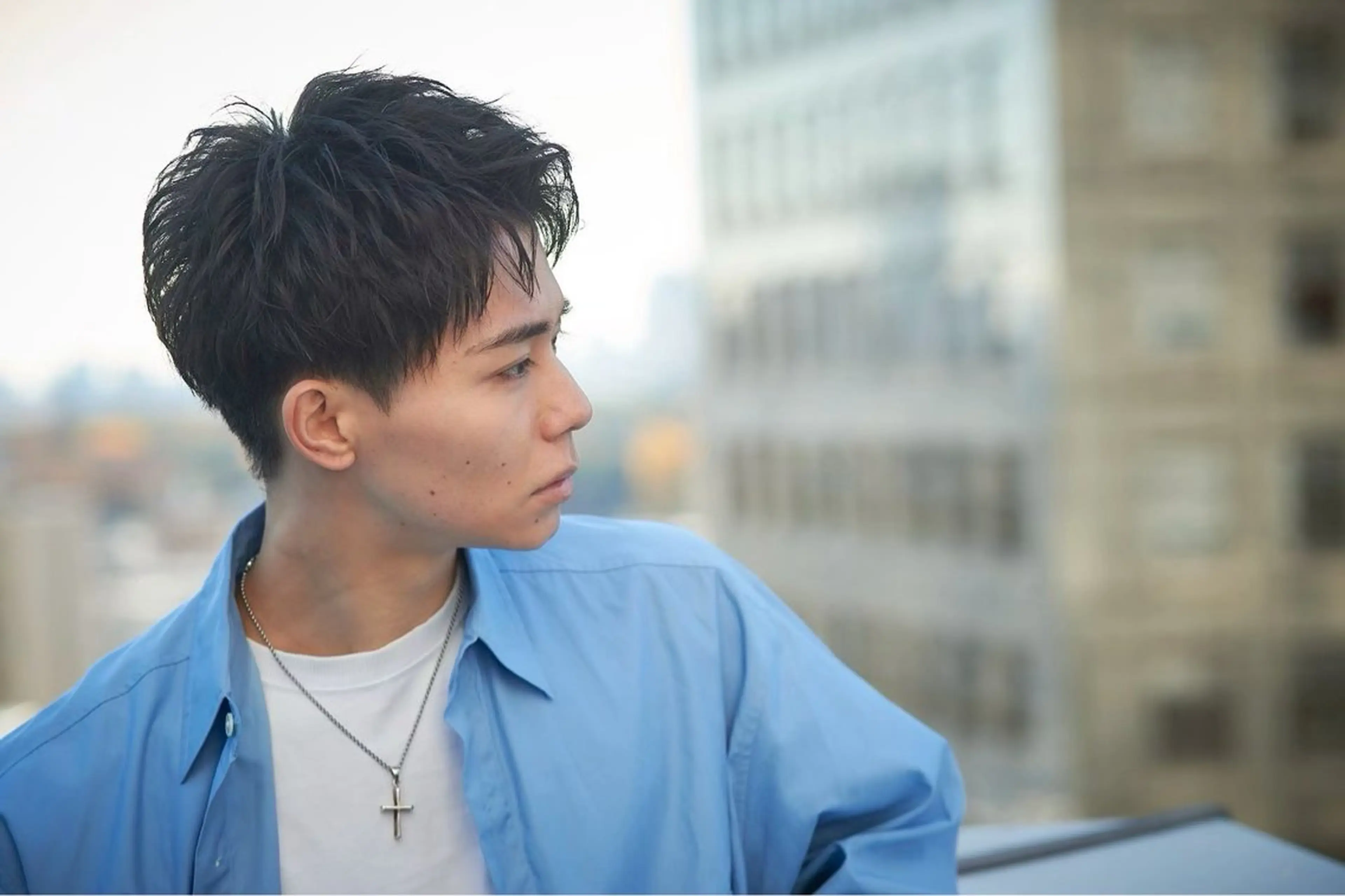 パーマ 経田 偉央のヘアスタイル