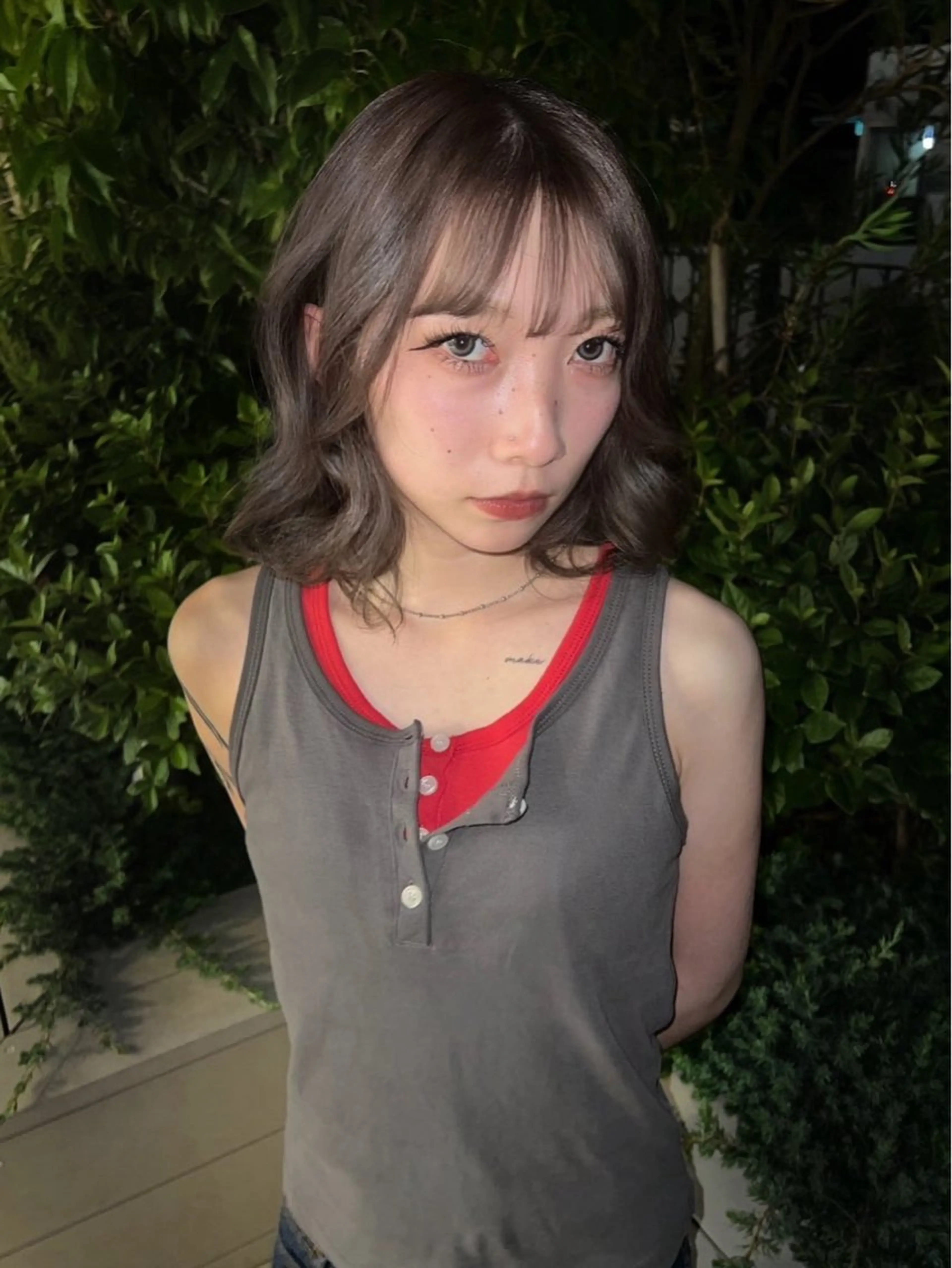 ミディアム miku /原宿美容師/y2kのヘアスタイル