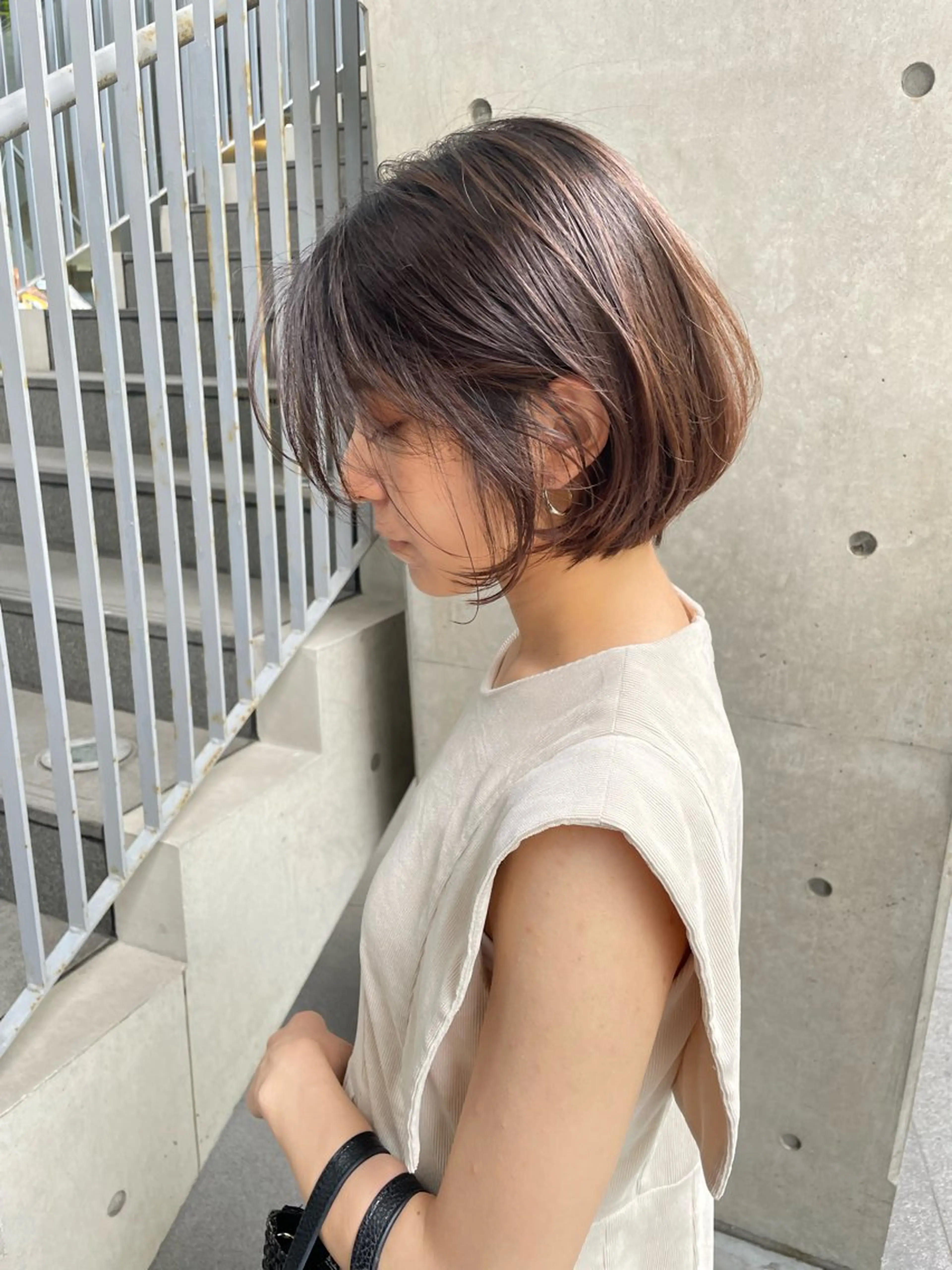 ショート カラー GIEN 西宮ガーデンズプラス所属・中尾 碧斗のヘアスタイル