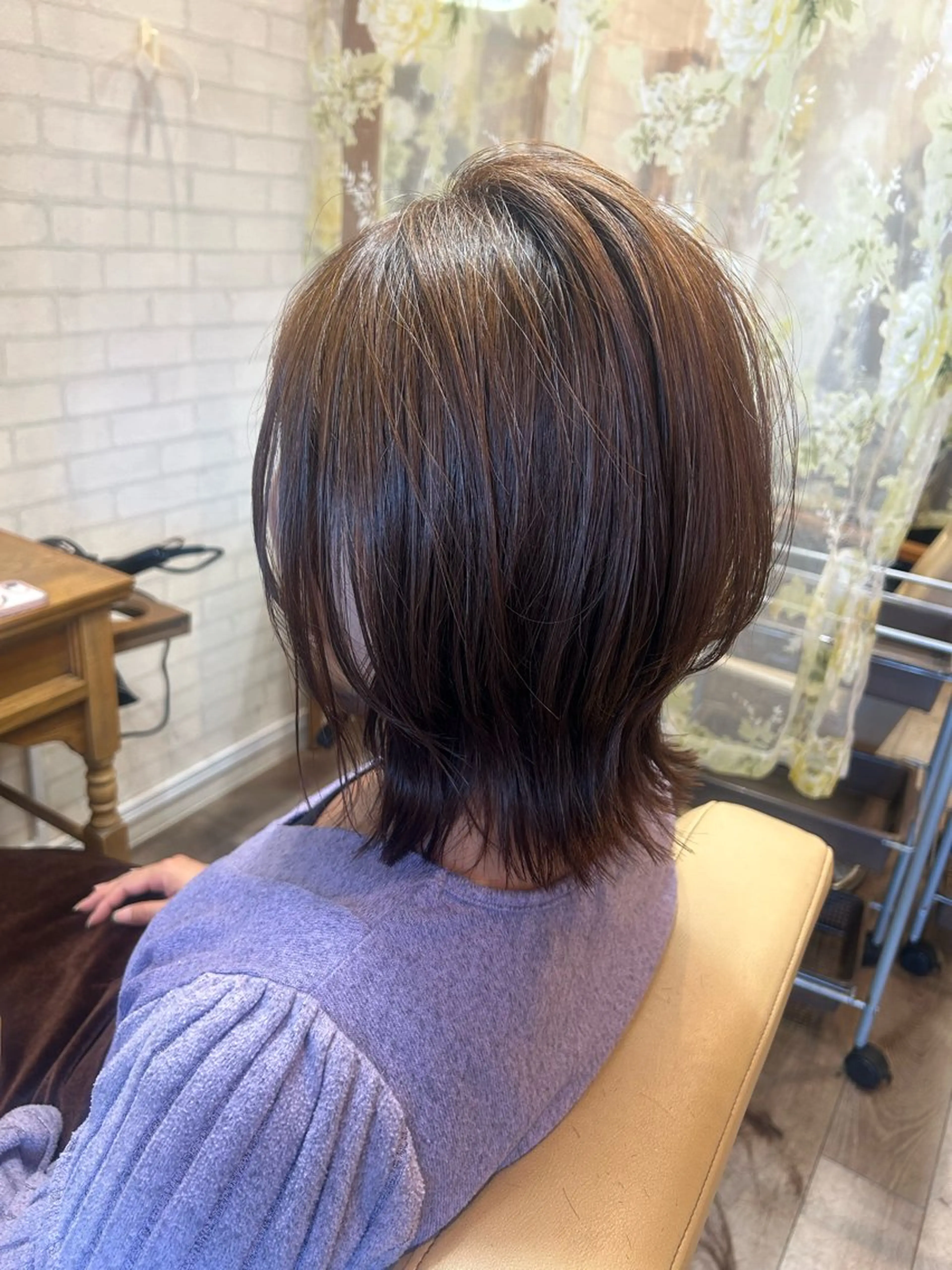 ミディアム カラー レイヤーカット Wave所属・🐤 こじま🐤のヘアスタイル