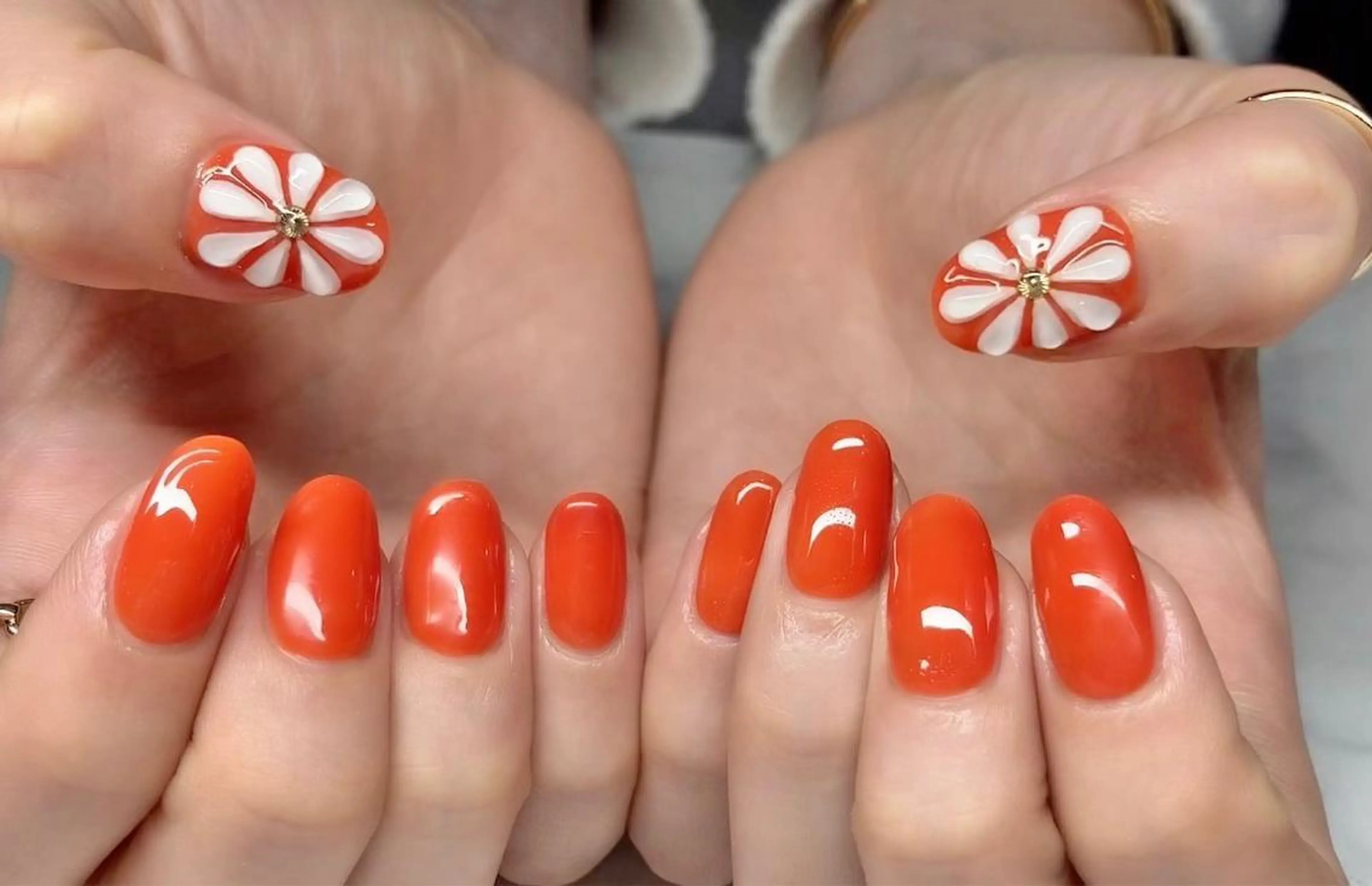 ネイル ジェルネイル 韓国ネイル 持ち込み パラジェル 春ネイル ハンドネイル Nail&eye Belire 新宿のネイルデザイン