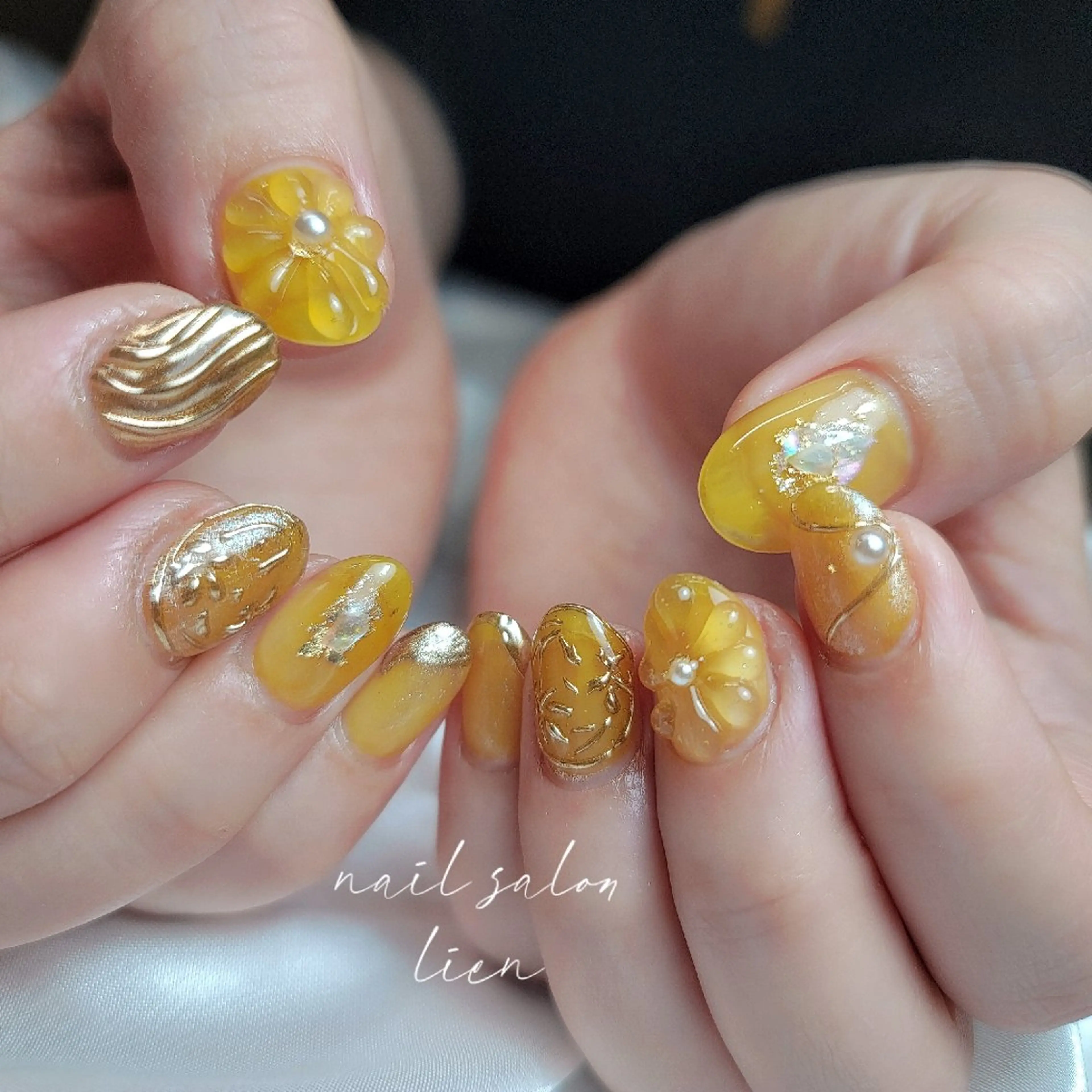 ネイル ハンドネイル プライベートサロン lienのネイルデザイン