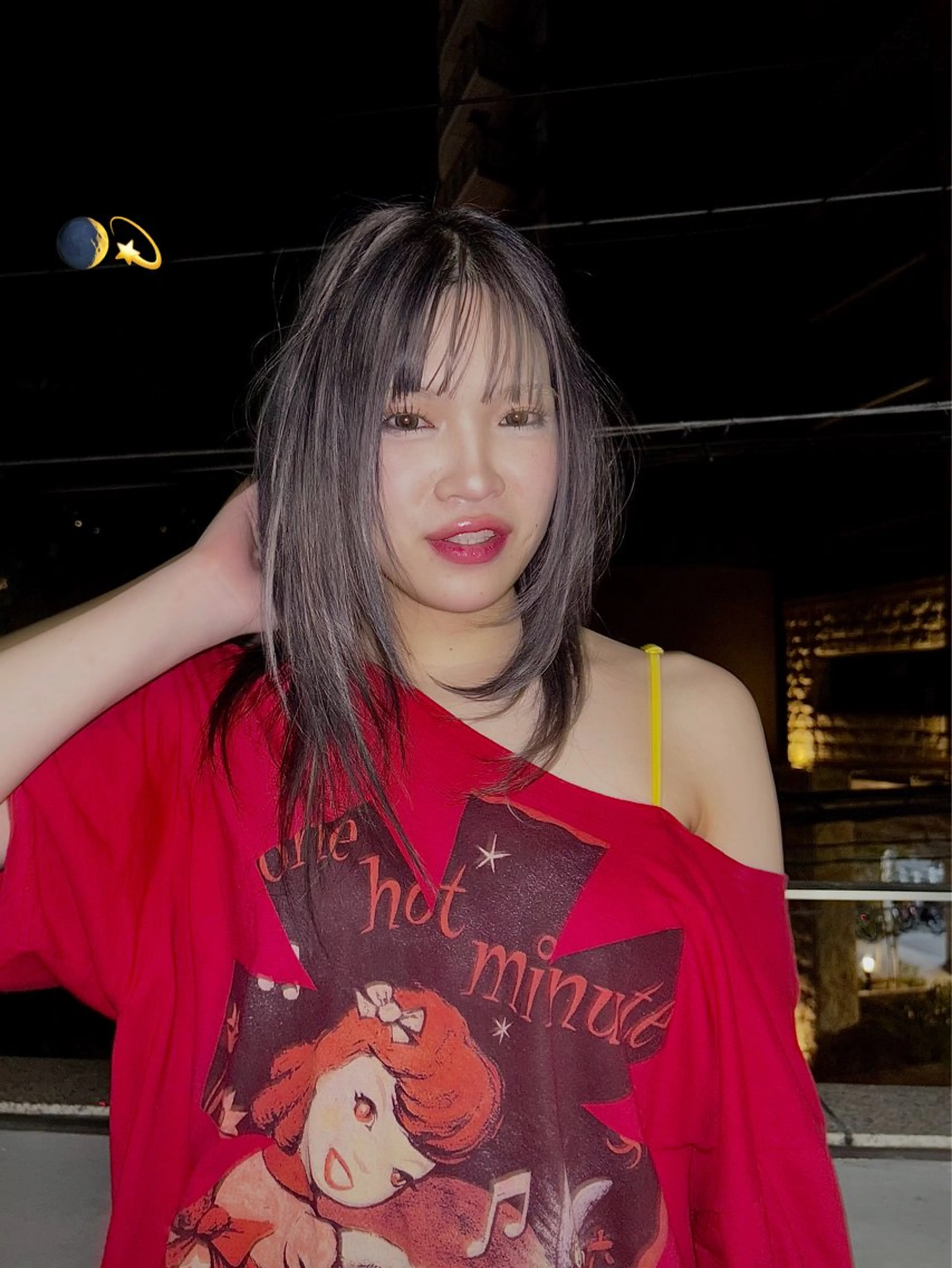 ロング カラー ハイライトカラー ハイライト カット 📍奈良/⚠️急募/ 1月末まで/佐藤有哉のヘアスタイル