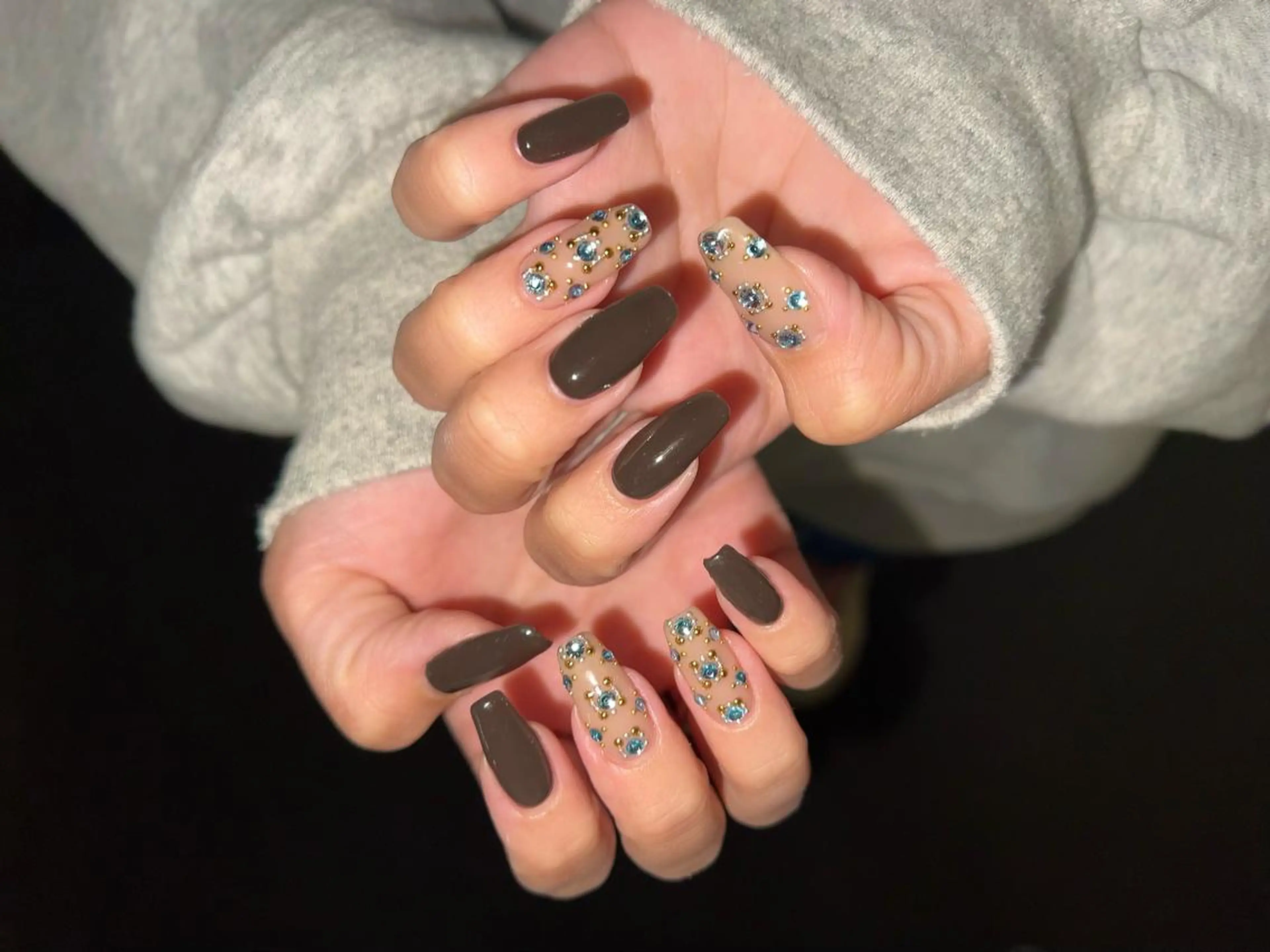 ネイル フレンチネイル ジェルネイル グラデーション マグネットネイル 持ち込み LeaLea nails.のネイルデザイン