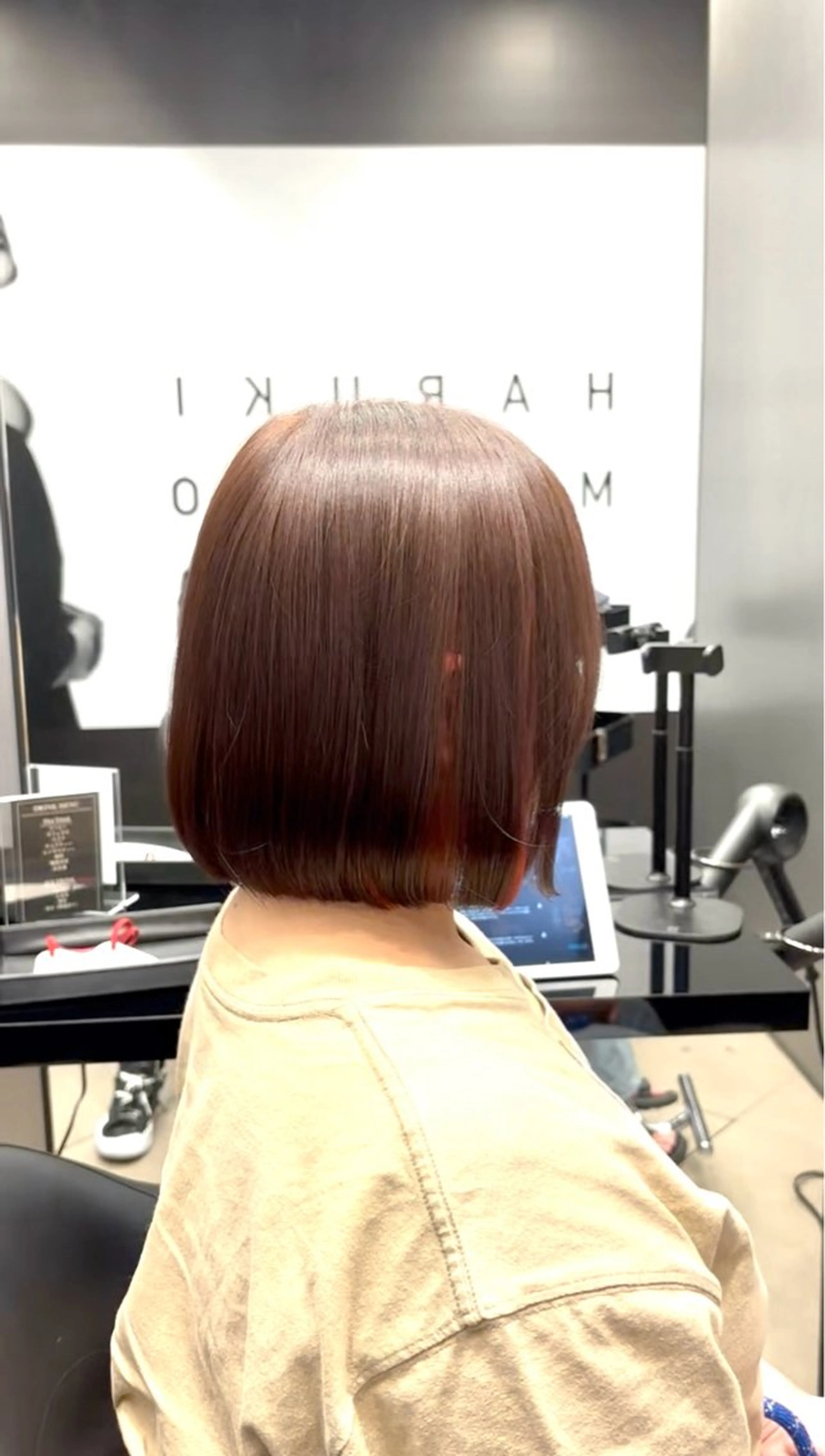 ショート ボブ 縮毛矯正 カット 縮毛矯正 HARUKI  MINATO Japan広島紙屋町店所属・hmj紙屋町店 脊戸智志のエステ・リラクイメージ