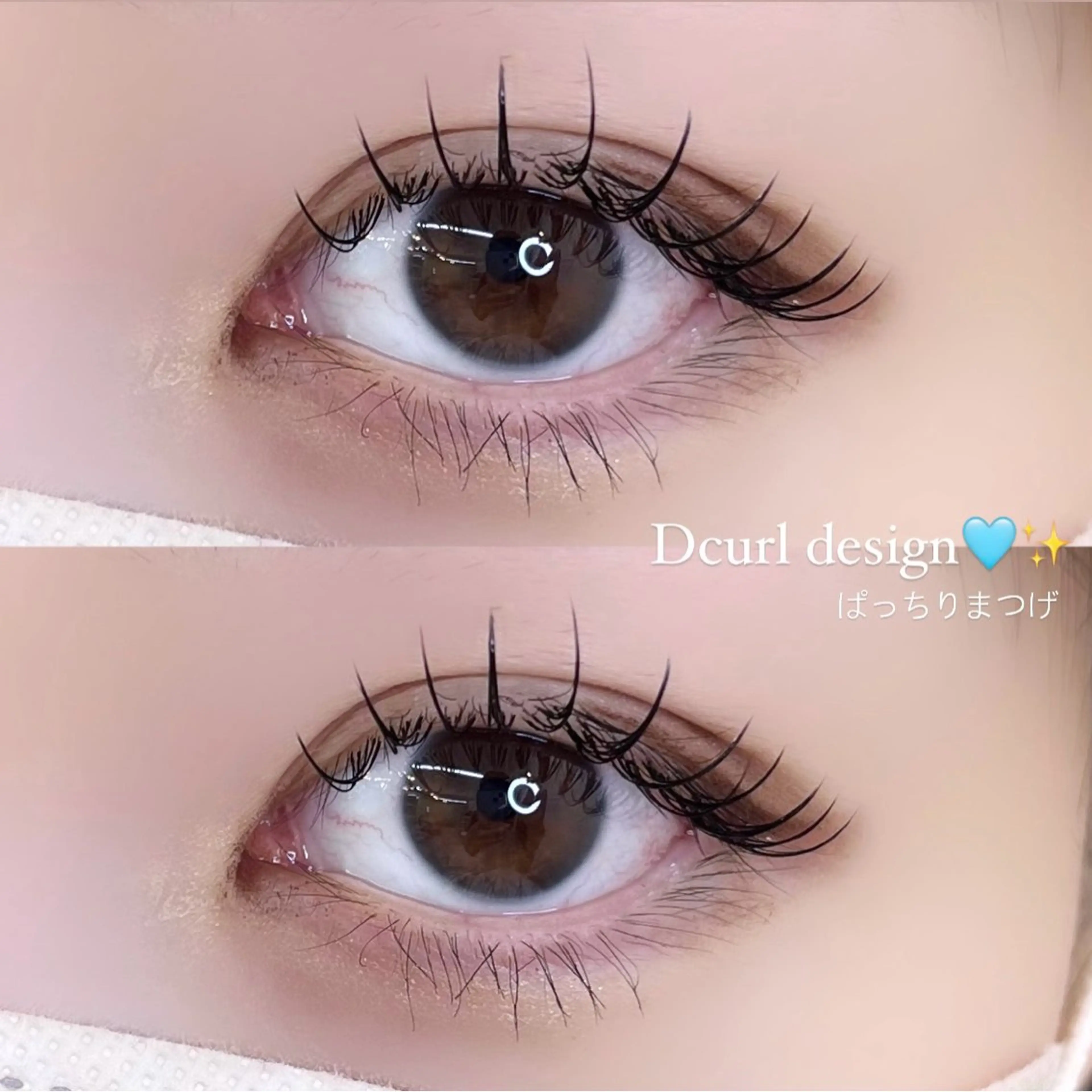 マツエク・マツパ Dカール フラットラッシュ マツエク eyelist yuukaのマツエク・マツパデザイン