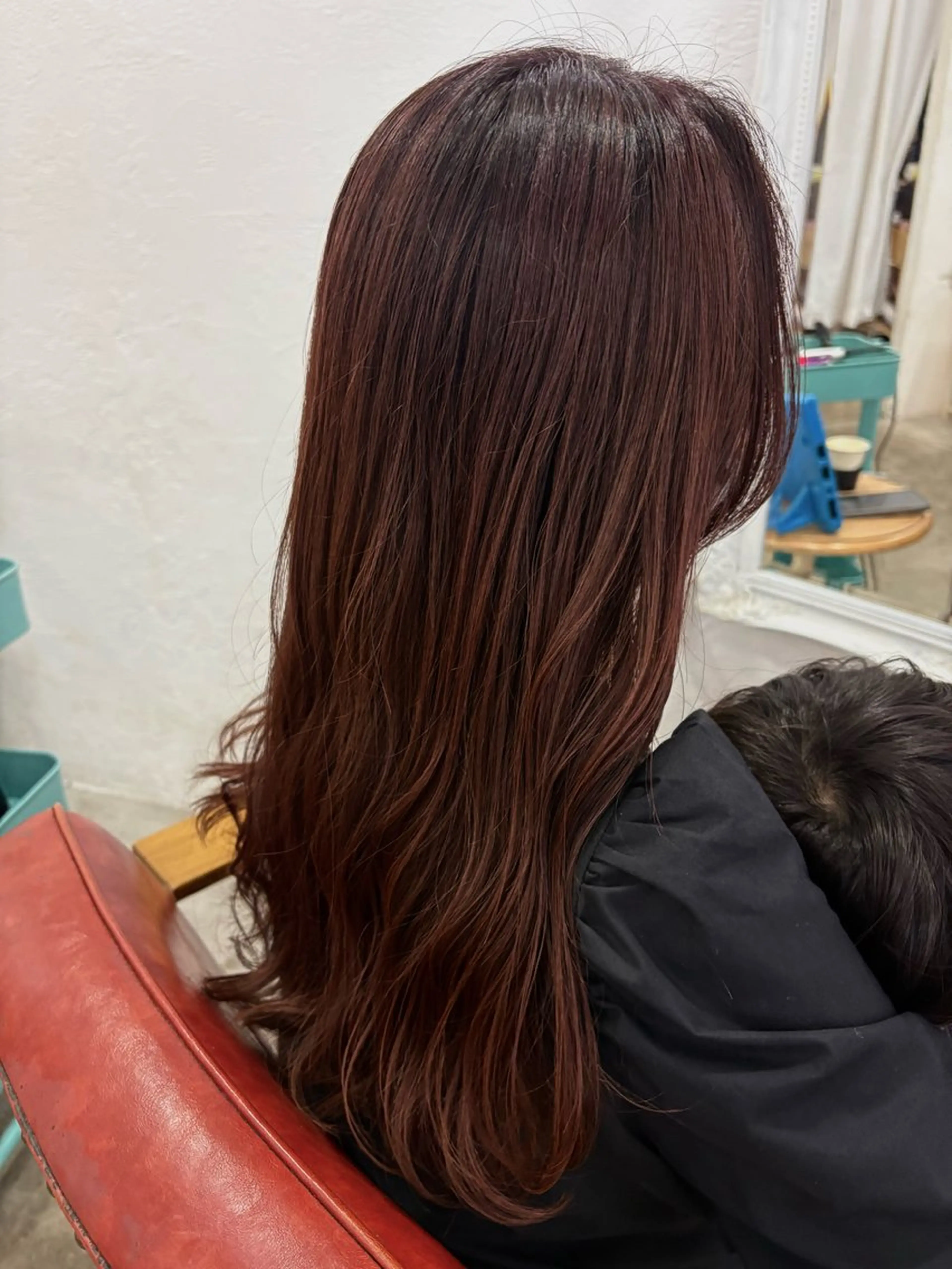 ロング カット ヘアカラー fio マナミのヘアスタイル