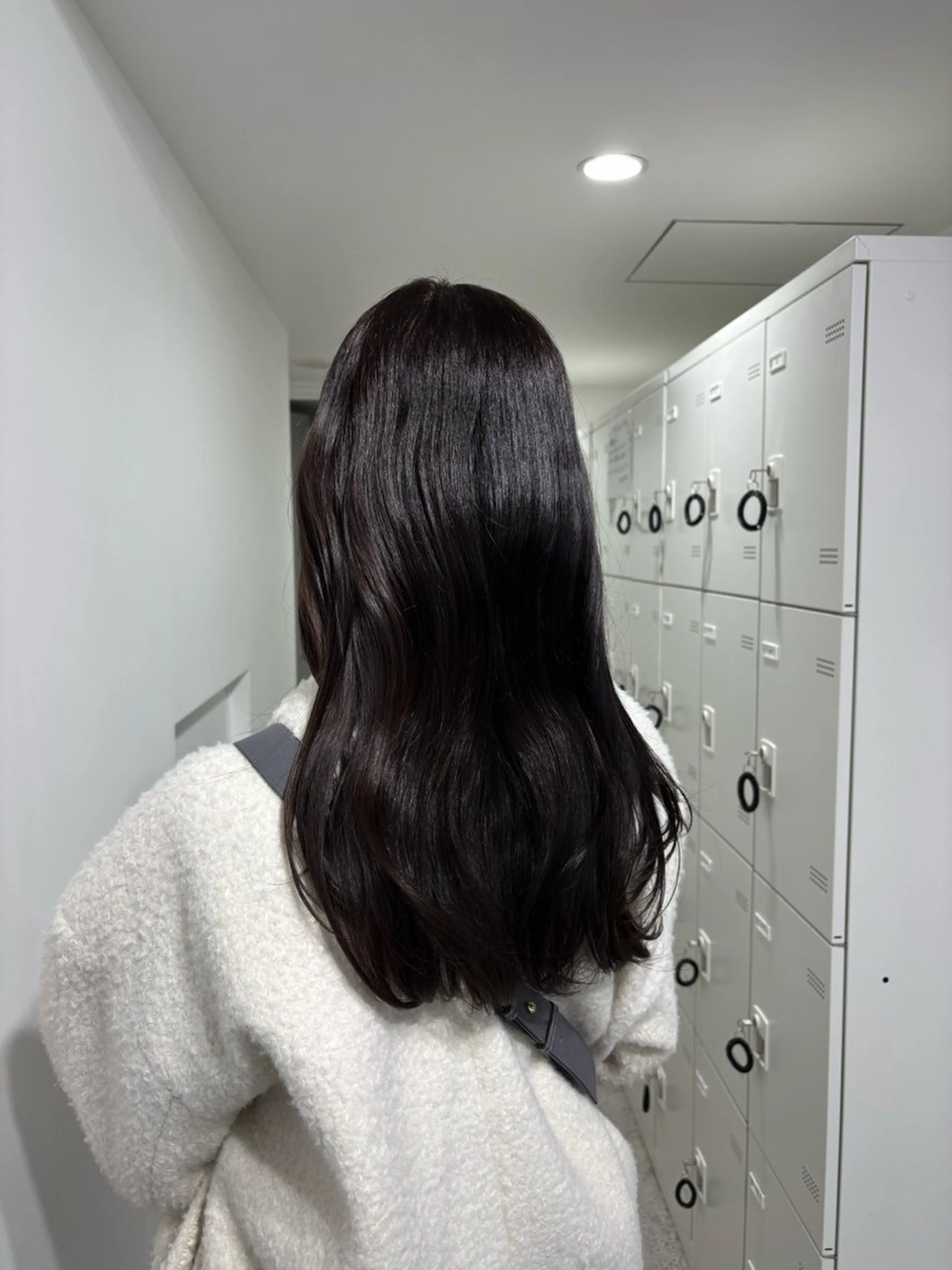 ロング カラー ヘアカラー トリートメント ヘッドスパ 韓国風レイヤー透明感 艶髪カラー/岡田悠希のヘアスタイル