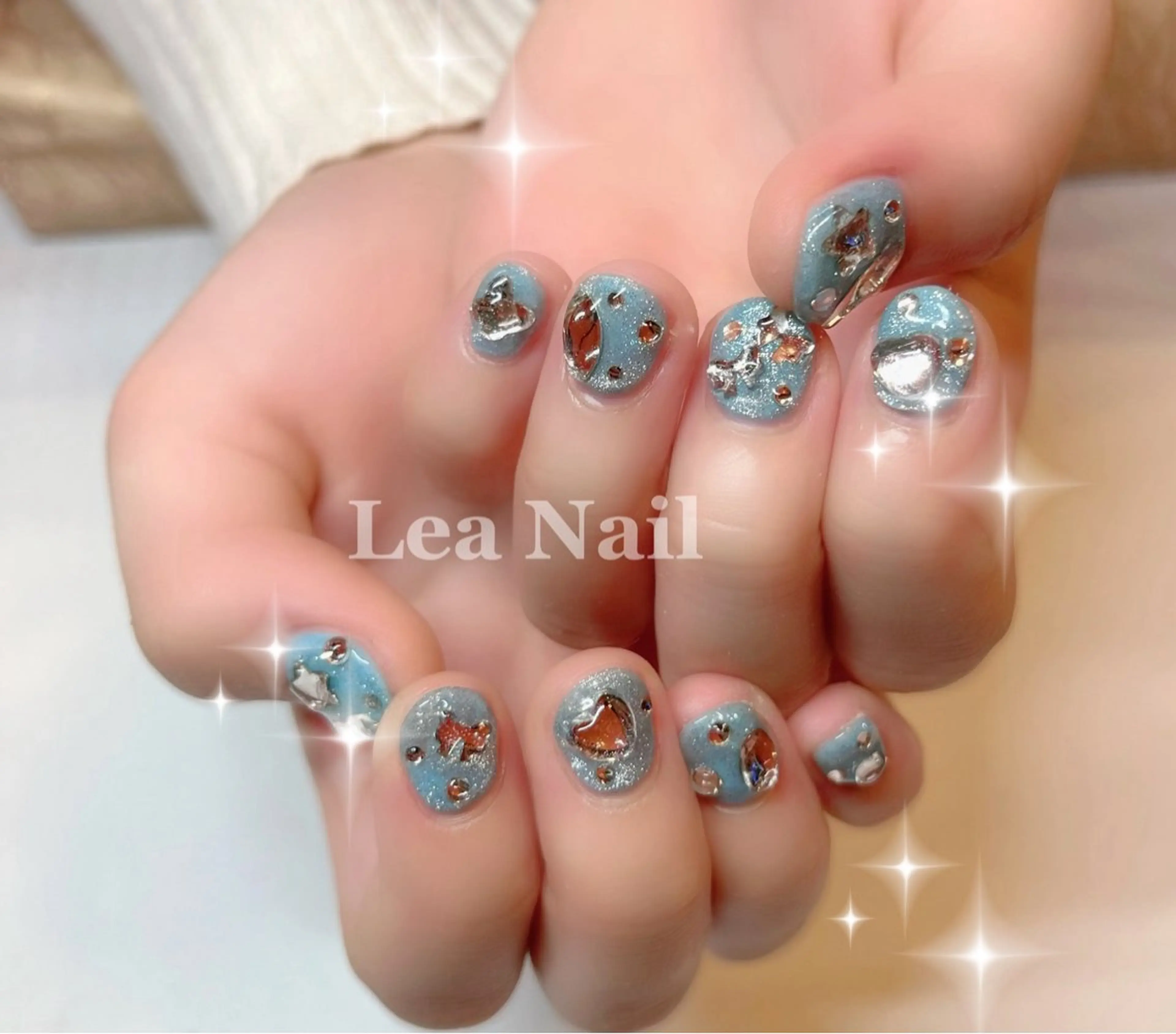 ネイル ショートネイル ハンドネイル Lea Nailのネイルデザイン