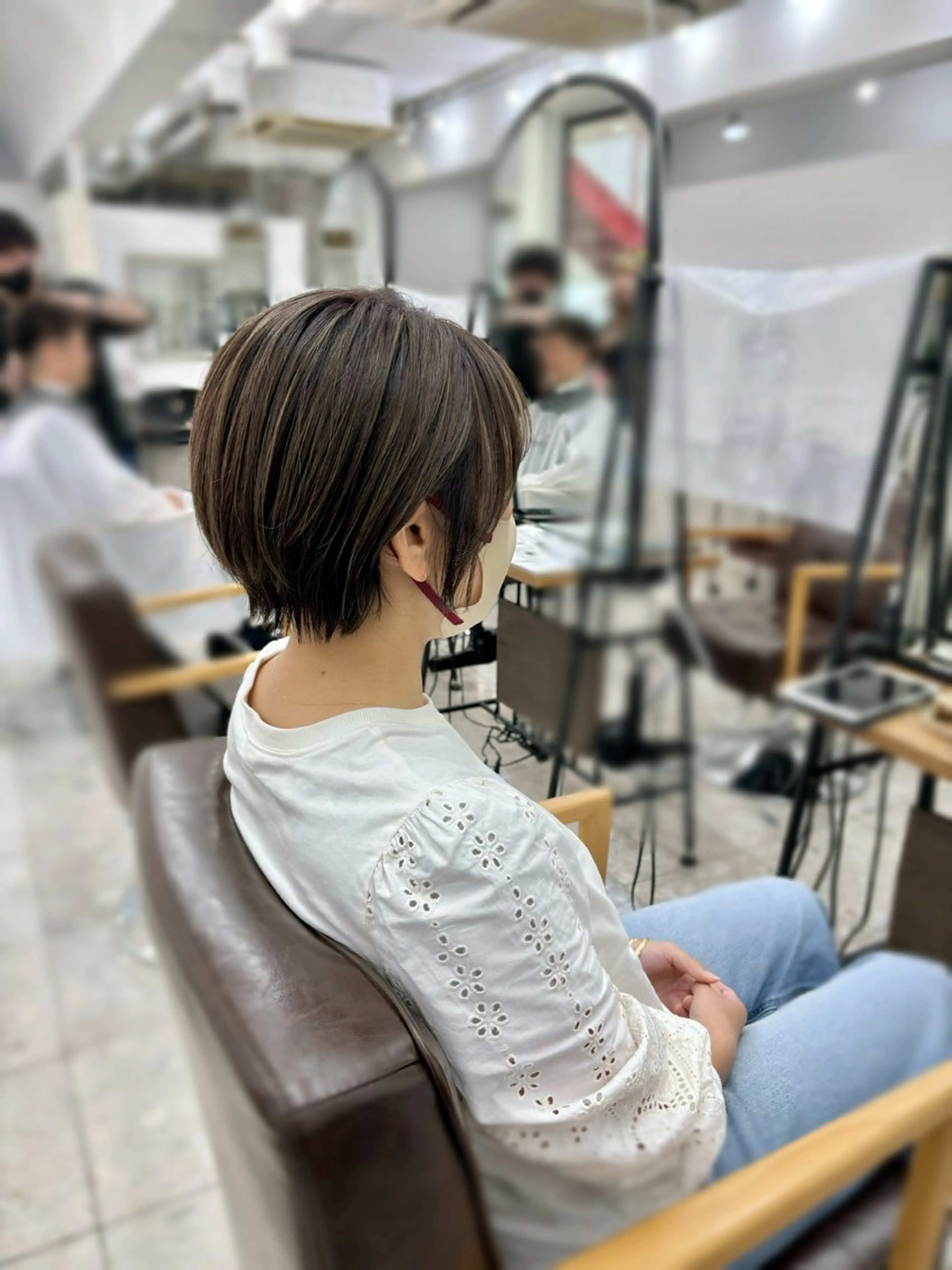 ショート カラー 🧸縮毛矯正特化 金澤 彩香🎀のヘアスタイル