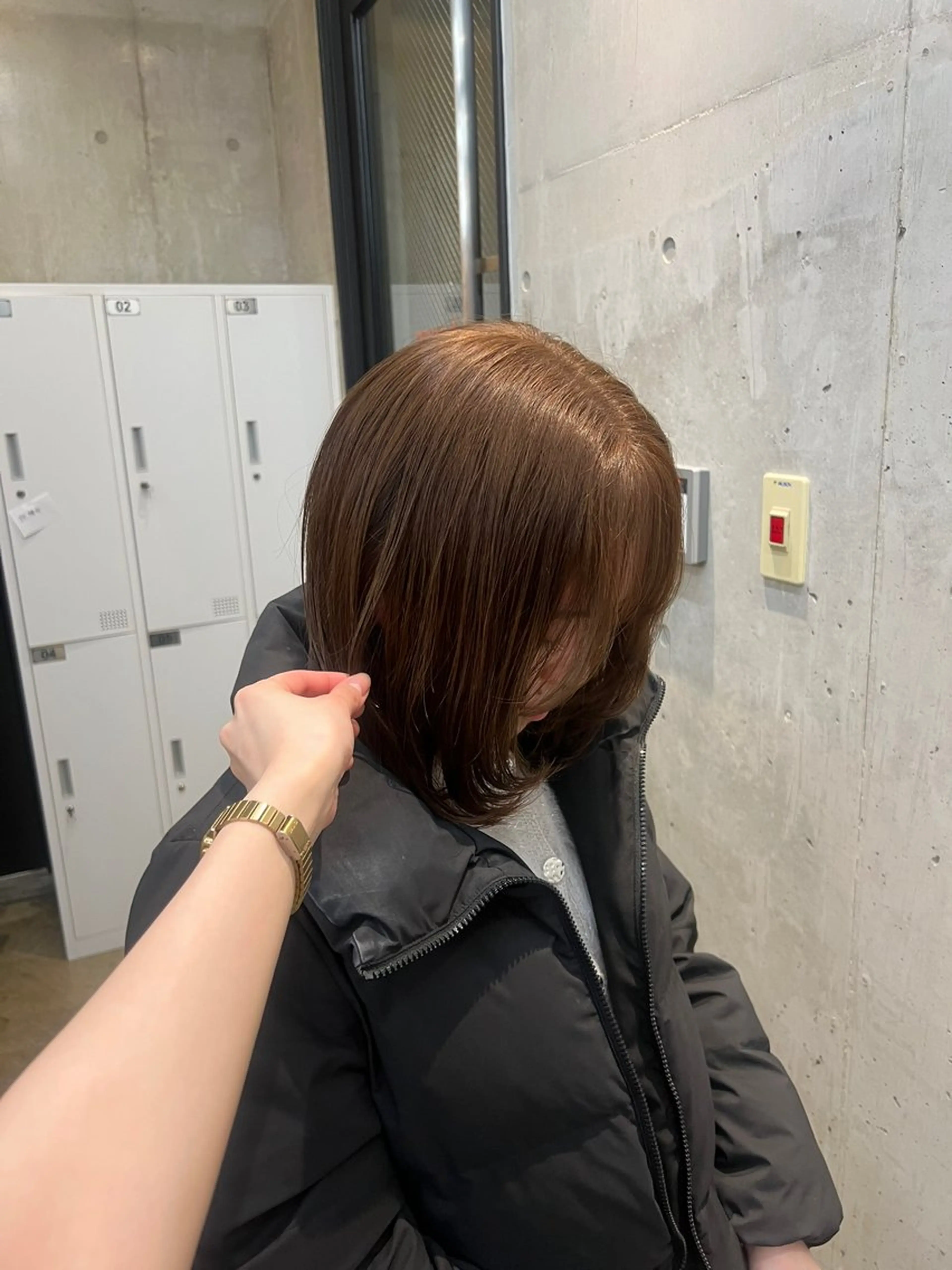 ミディアム ヘアカラー トリートメント honen RUKAのヘアスタイル