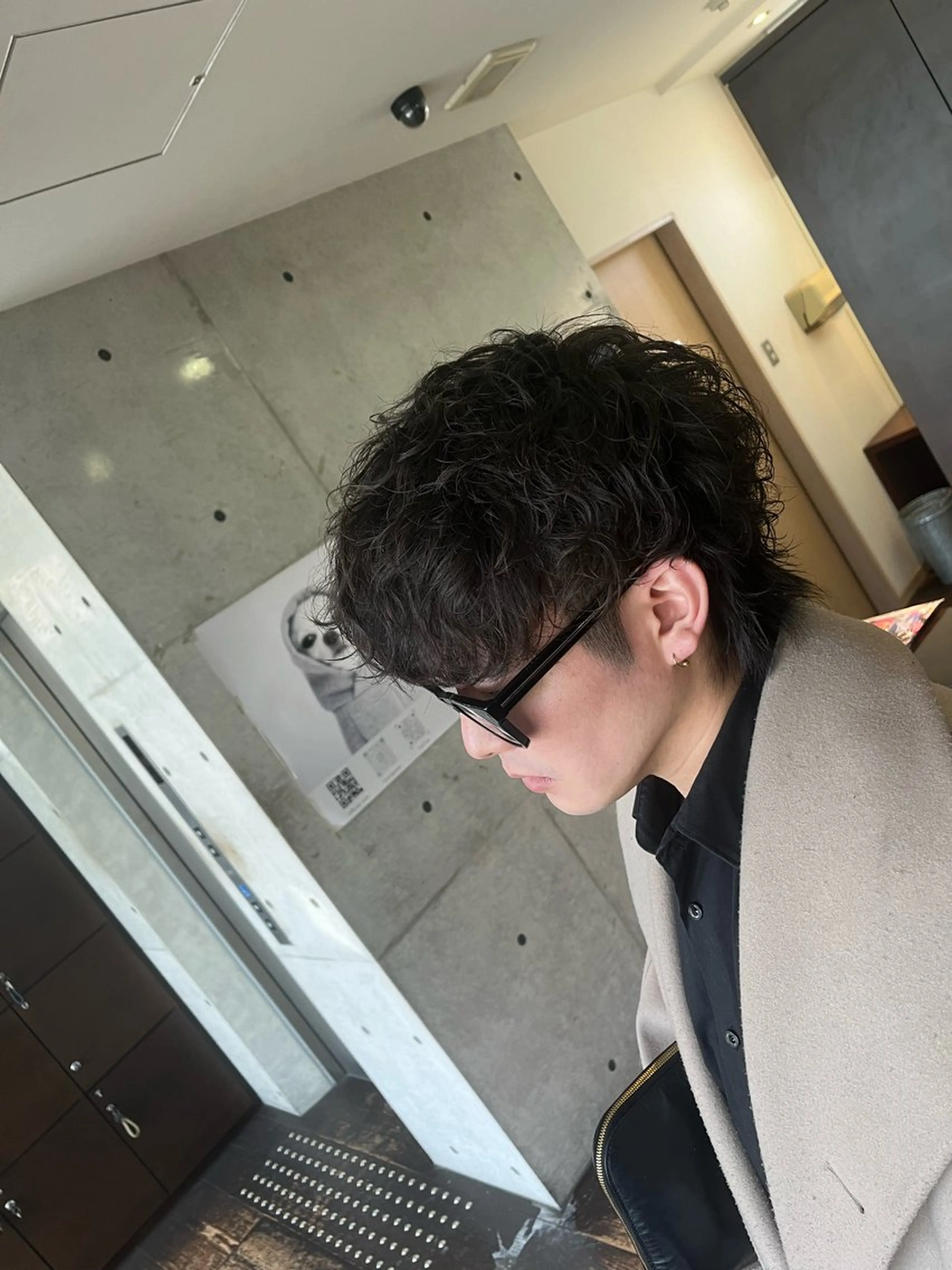 ミディアム メンズ ミディアムパーマ マッシュ メンズパーマ Eleanor枚方店 /梅木雄治のヘアスタイル