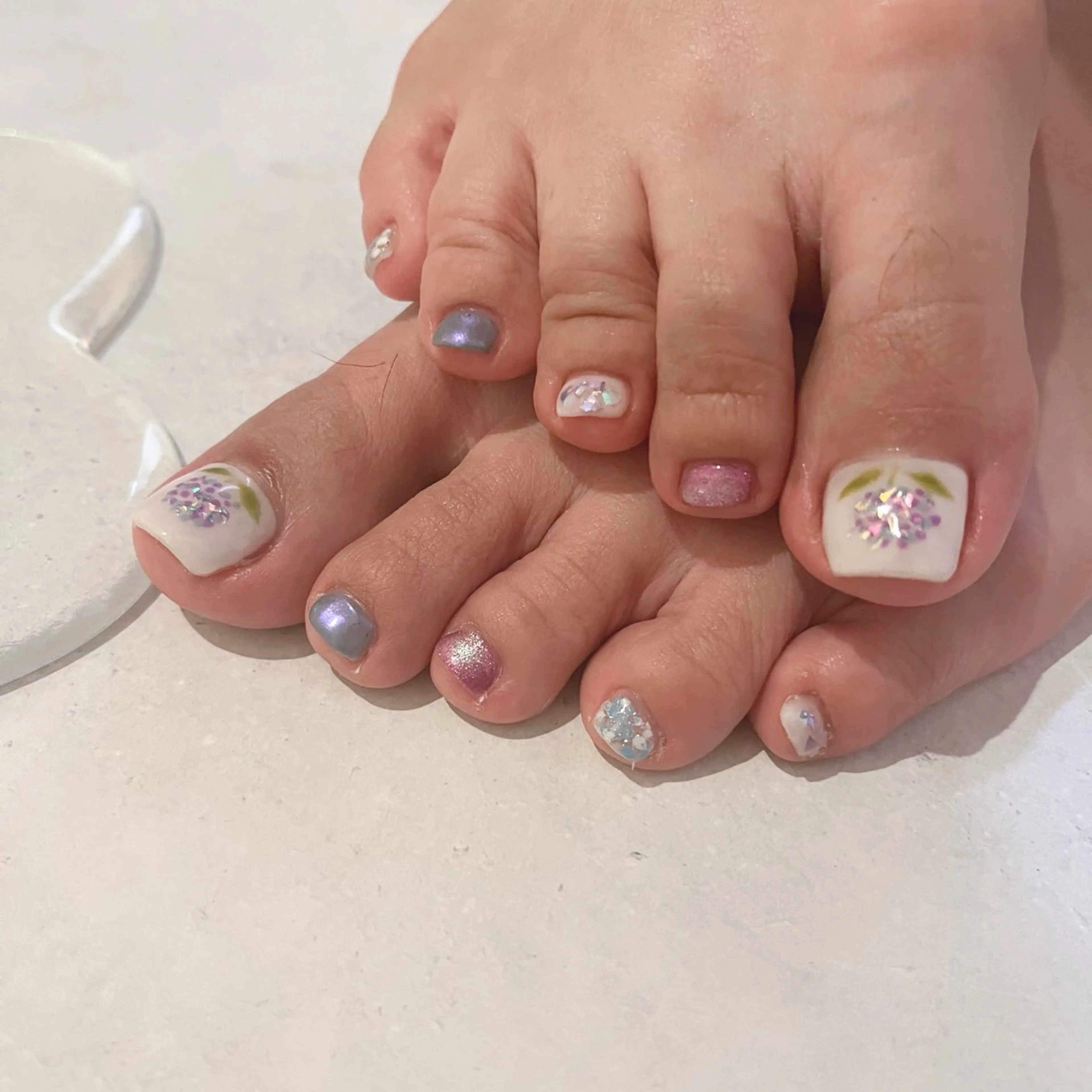 ネイル フットネイル K Aのネイルデザイン