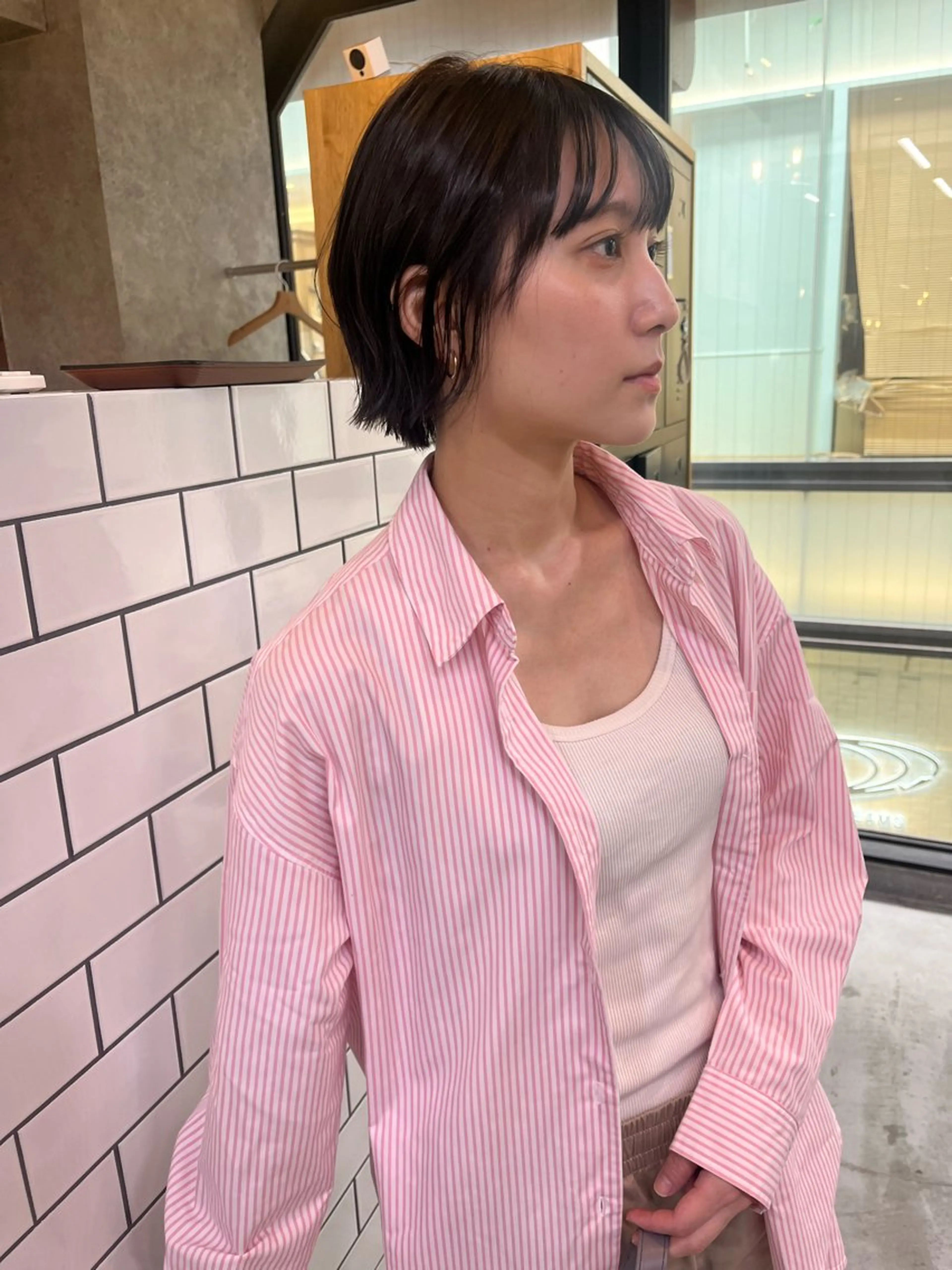 ショート カラー カット ヘアカラー 細川 夕利亜のヘアスタイル