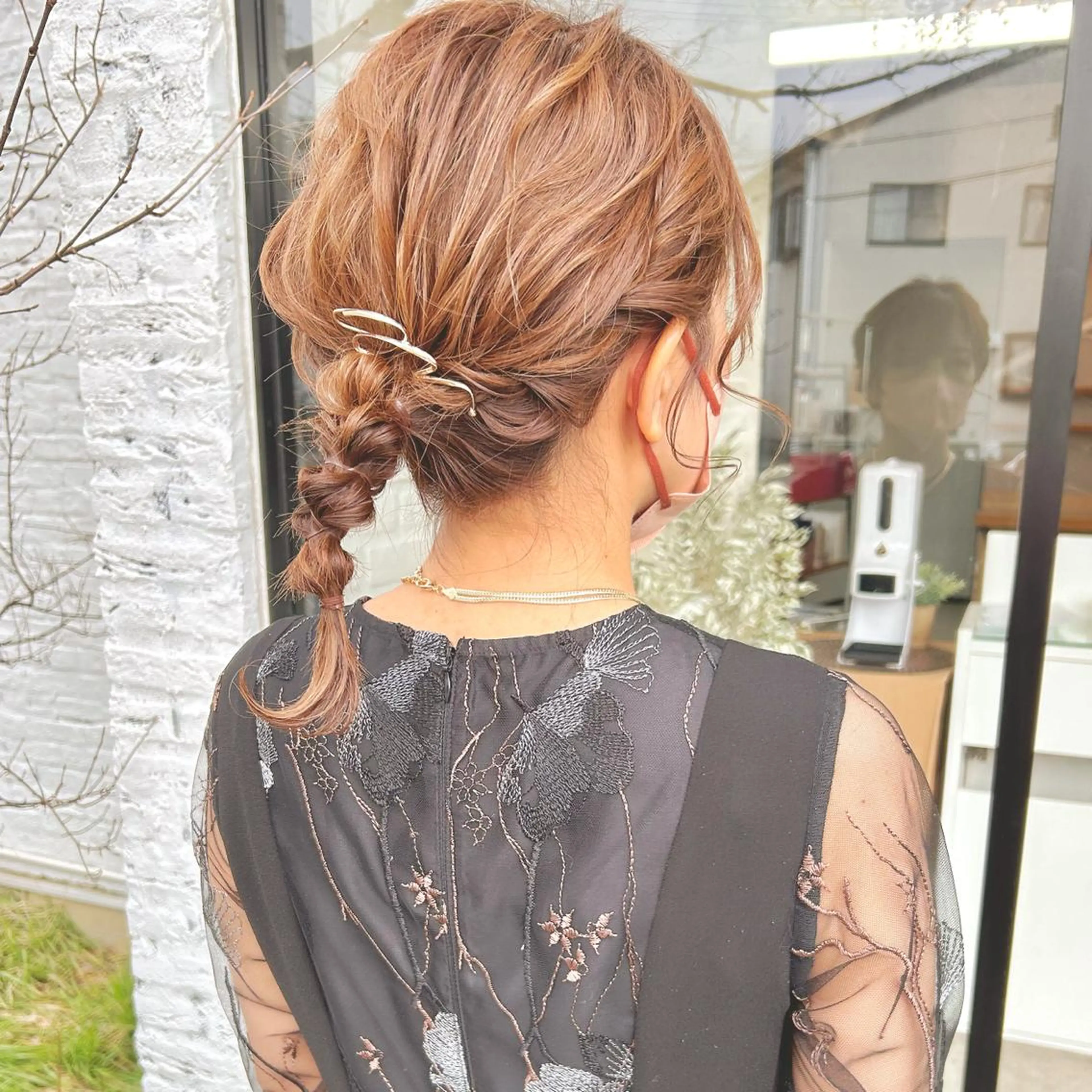 ミディアム ヘアセット kyoka .のヘアスタイル