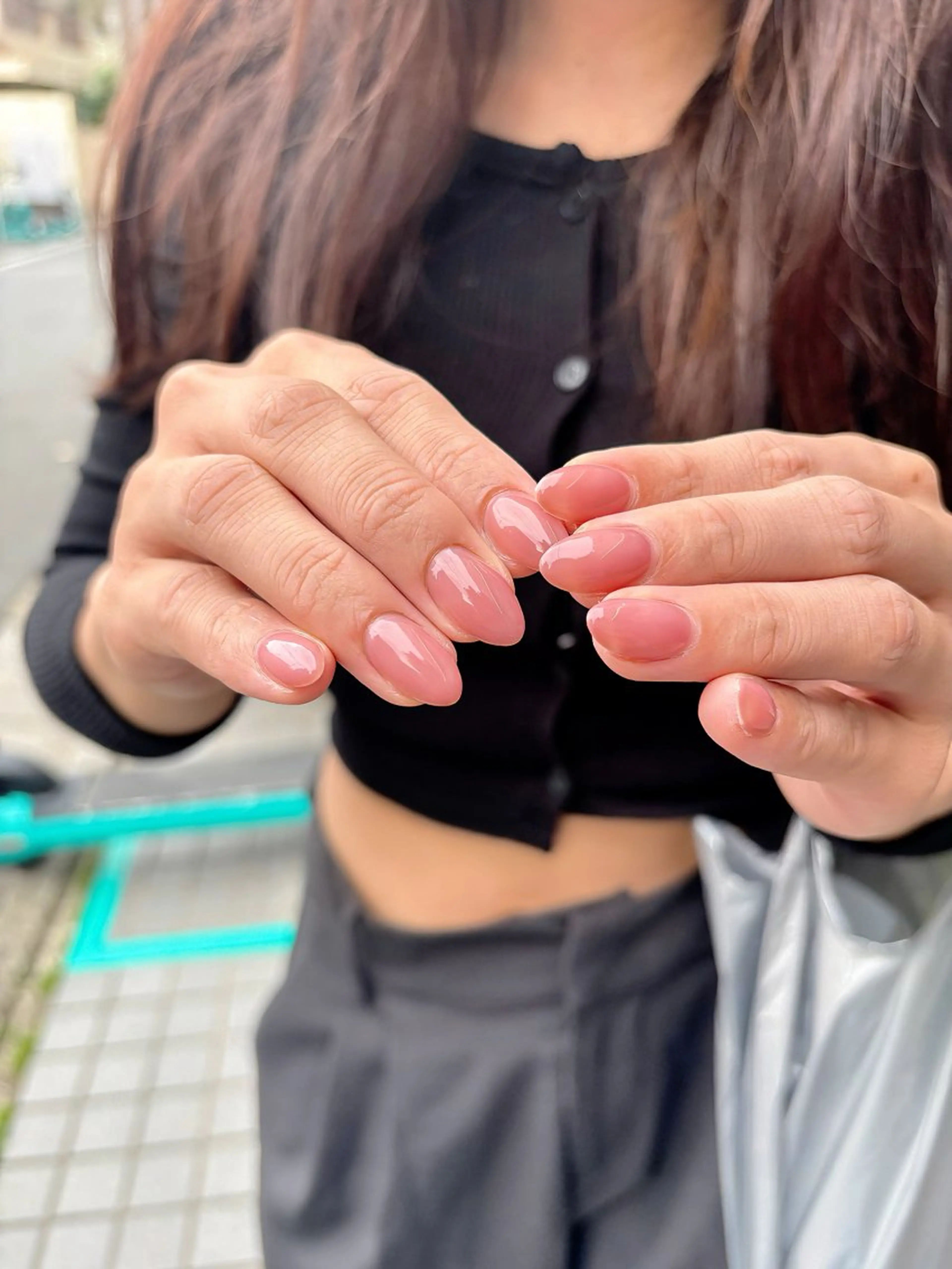 ネイル オーロラネイル チークネイル ハート ミラーネイル リボン ハンドネイル ハンドケア 🫧OPELIA NAIL渋谷🫧のネイルデザイン