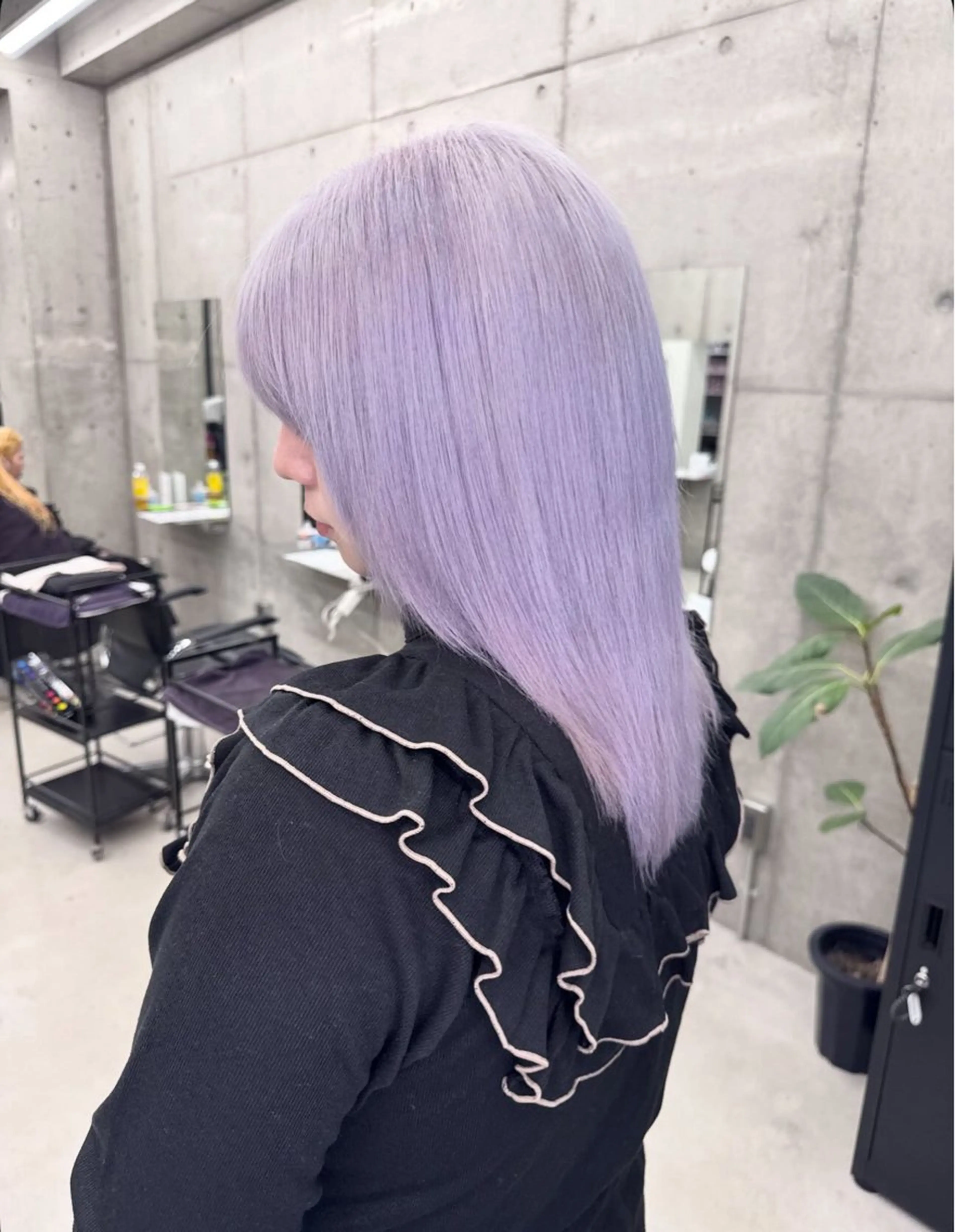 カラー ヘアカラー 和木坂 日美のヘアスタイル