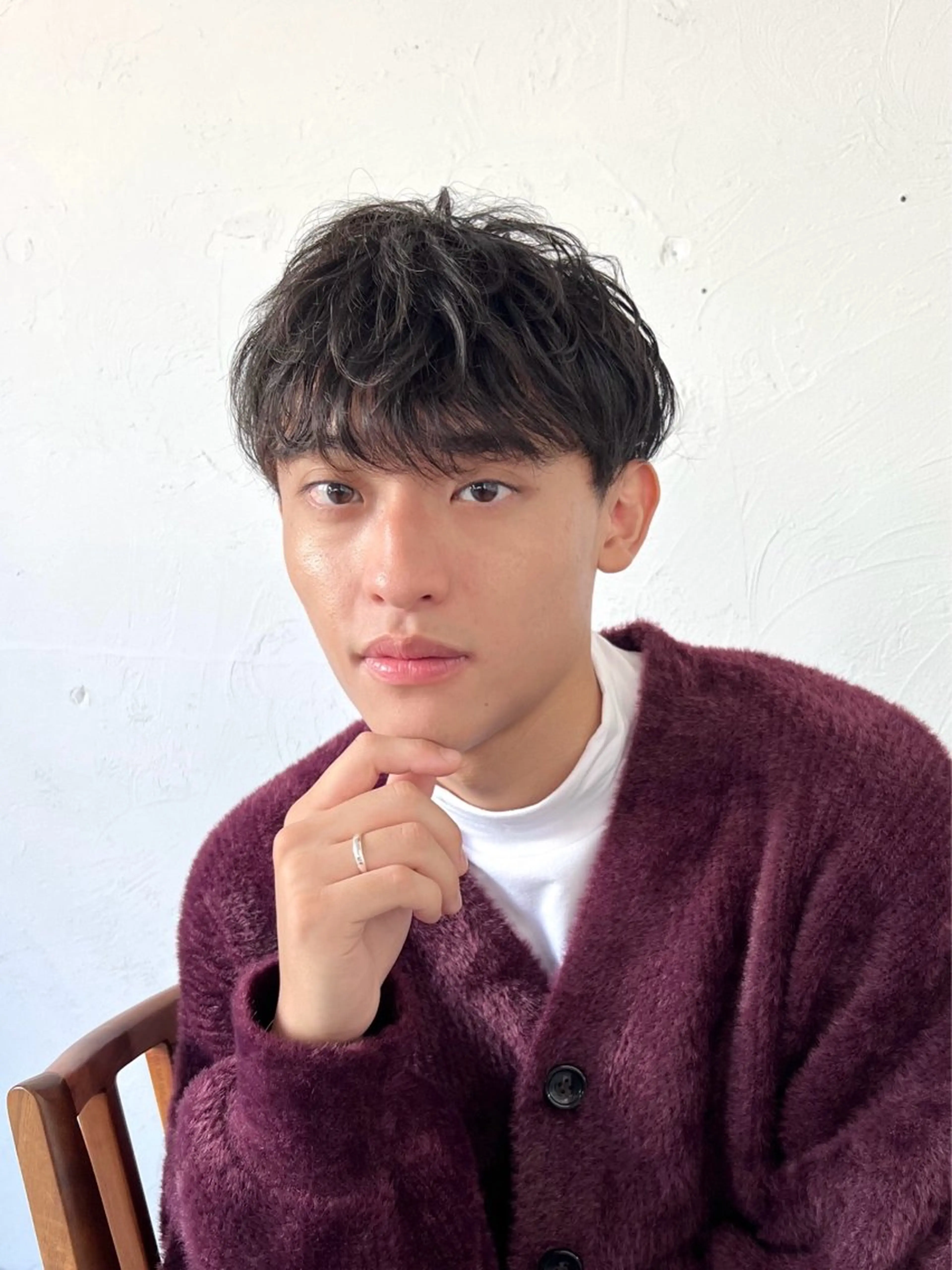 【MEN’S】【初回限定】メンズカット+メンズケア付きパーマ【波巻き・ツイスト系・その他系+1000円/シャンプー付き】の写真