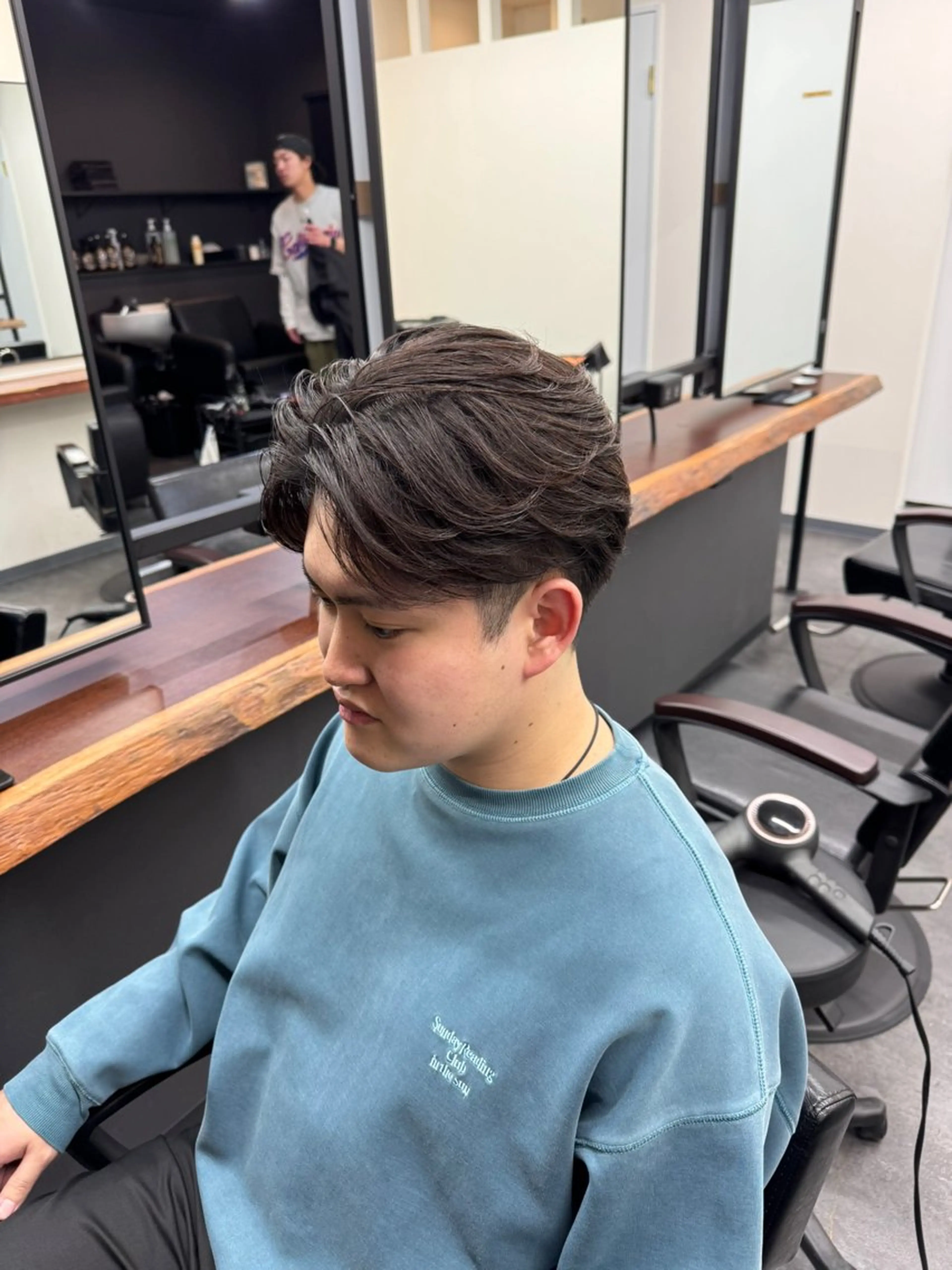 パーマ メンズ カット パーマ 柏メンズカットパーマ NO.1タイチのヘアスタイル