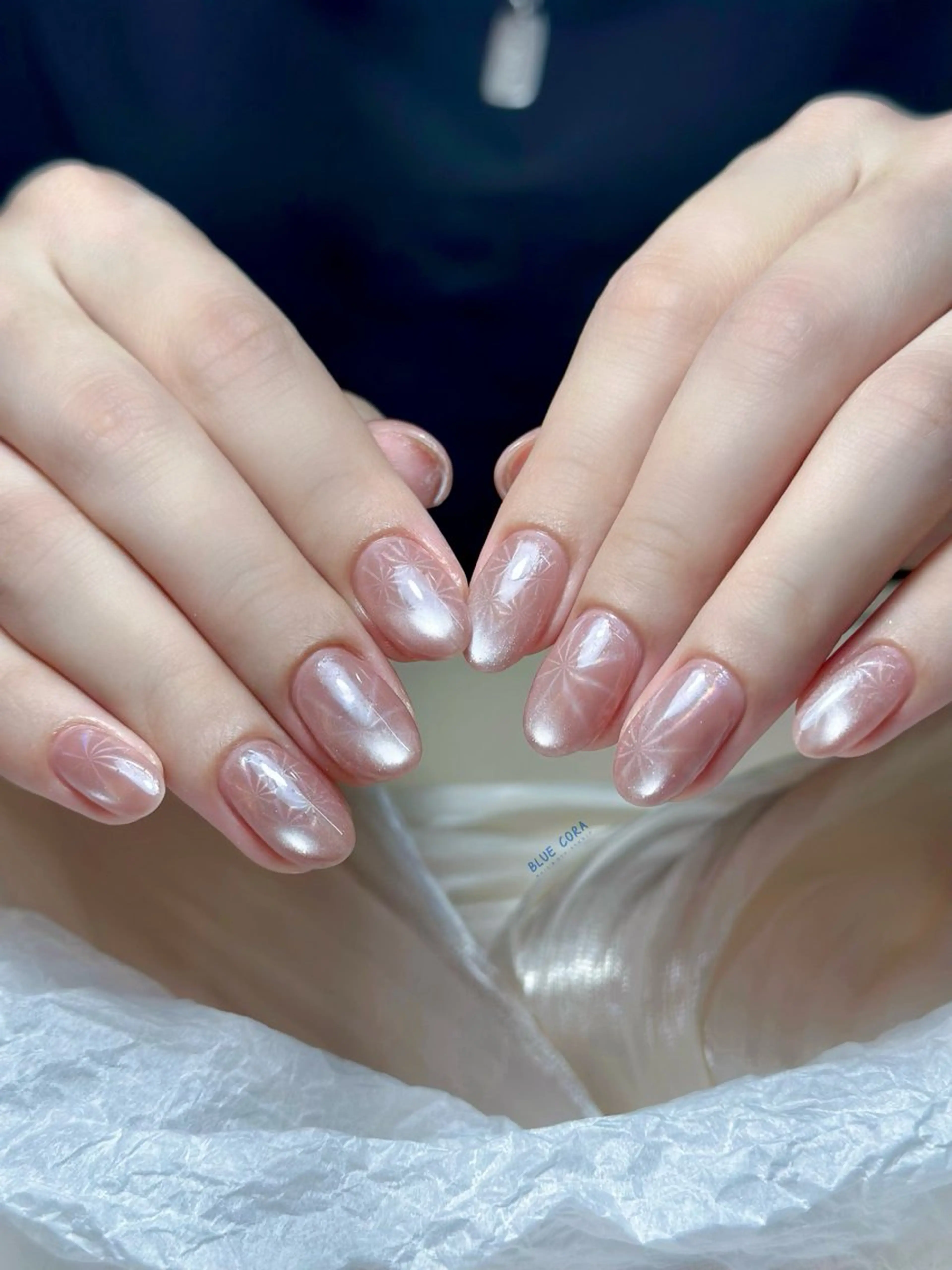 ネイル クリアネイル ハンドネイル ハンドケア BLUE CORA所属・BLUE CORAのネイルデザイン