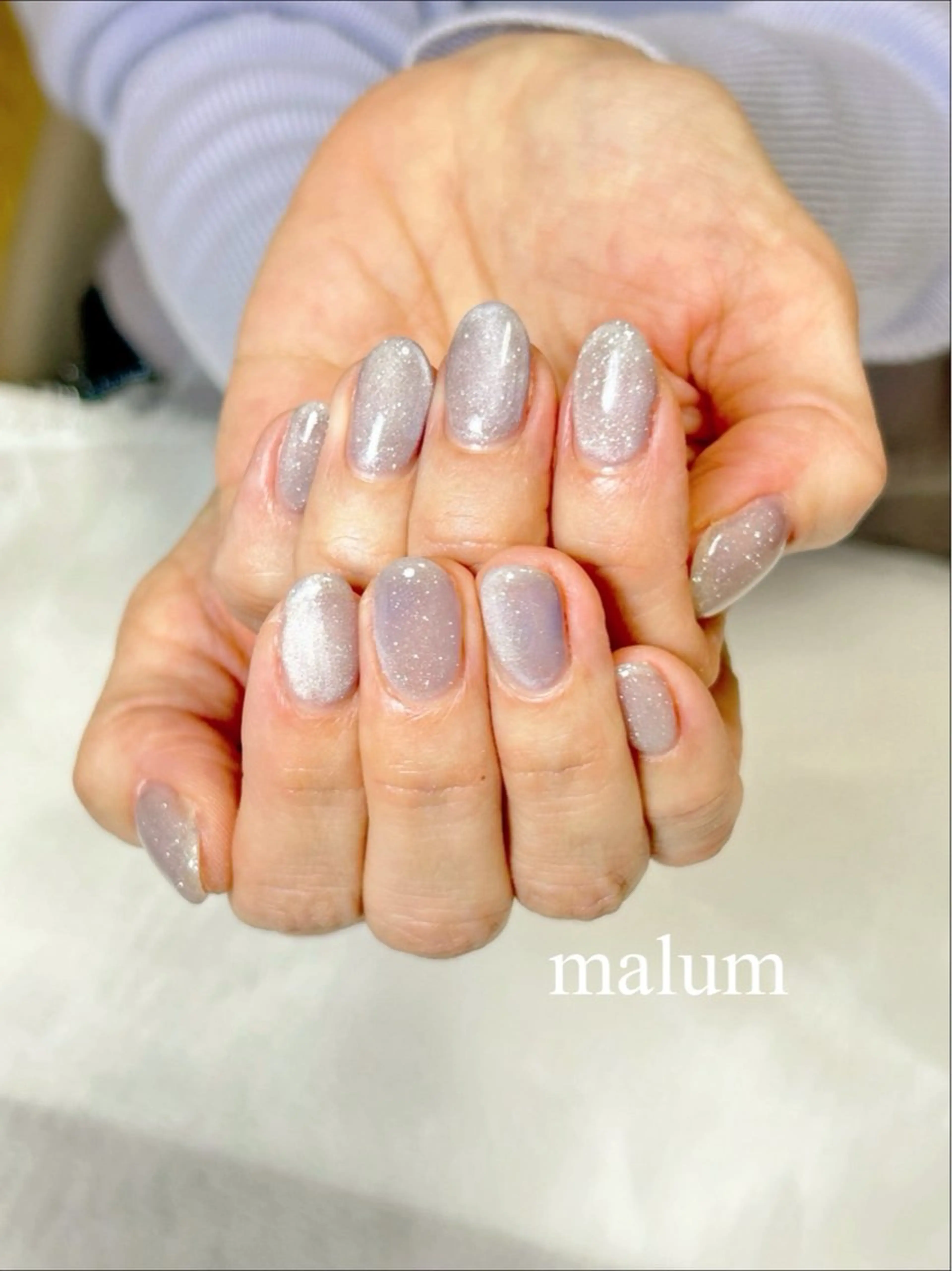 ネイル フラッシュネイル マグネットネイル ハンドネイル malum nailのネイルデザイン