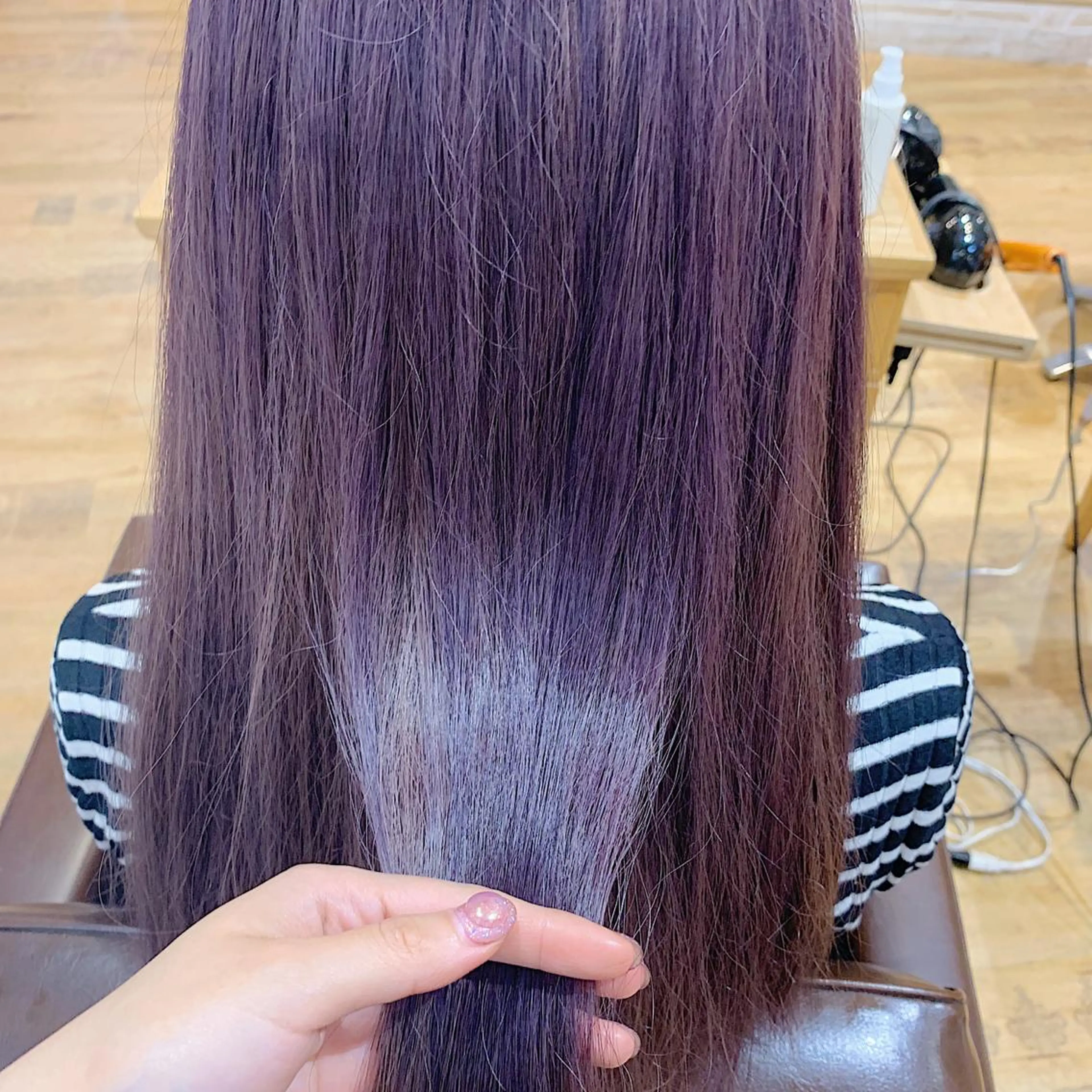 ロング カラー ラベンダーカラー GO TODAY SHAiRE SALON 町田店所属・🫧大森 知夏🫧のヘアスタイル