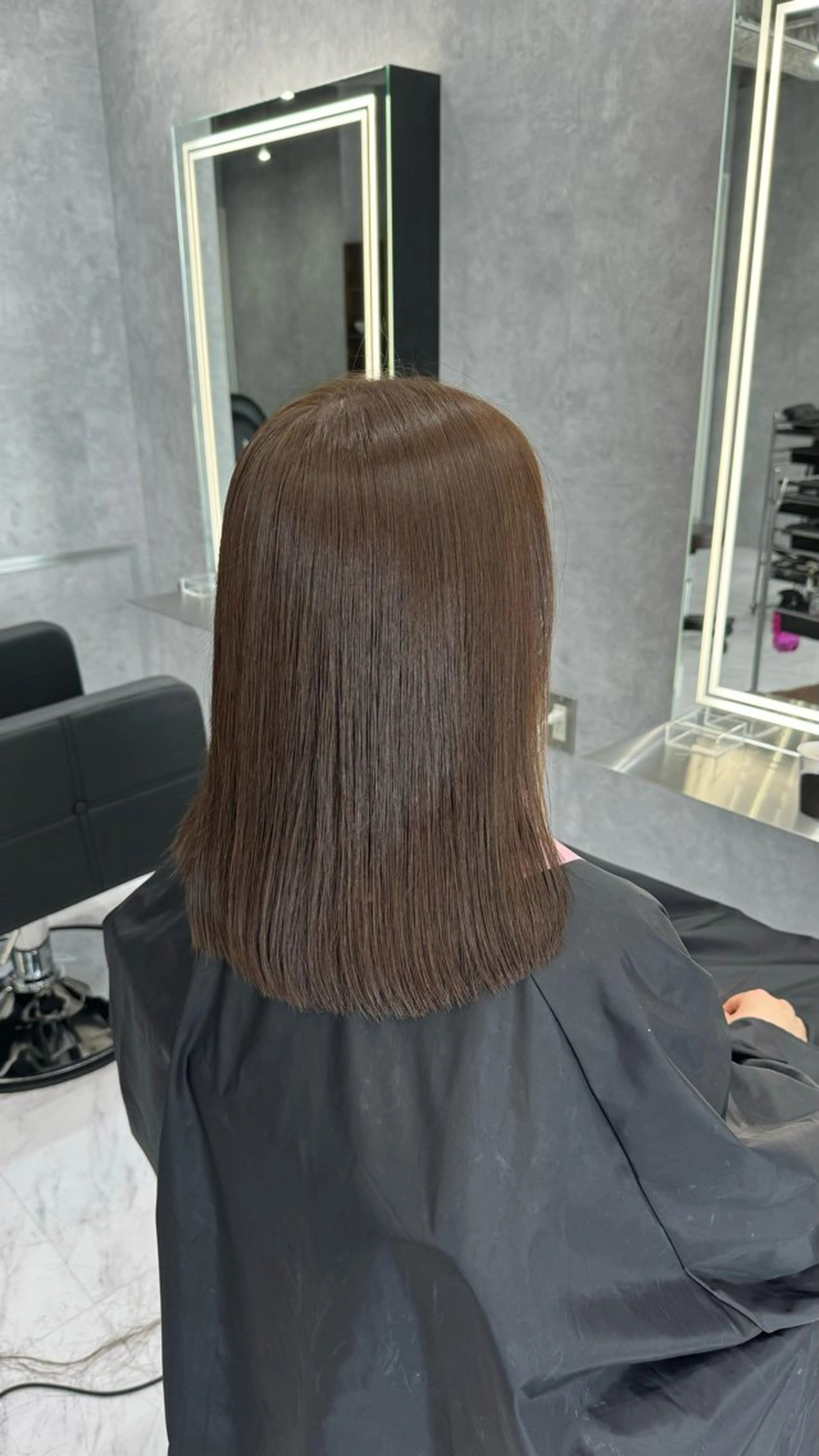 ミディアム カラー ブラウンカラー チョコレートブラウン トリートメント CS made by SHACHU 栄所属・💖艶カラー💖 mikuのヘアスタイル