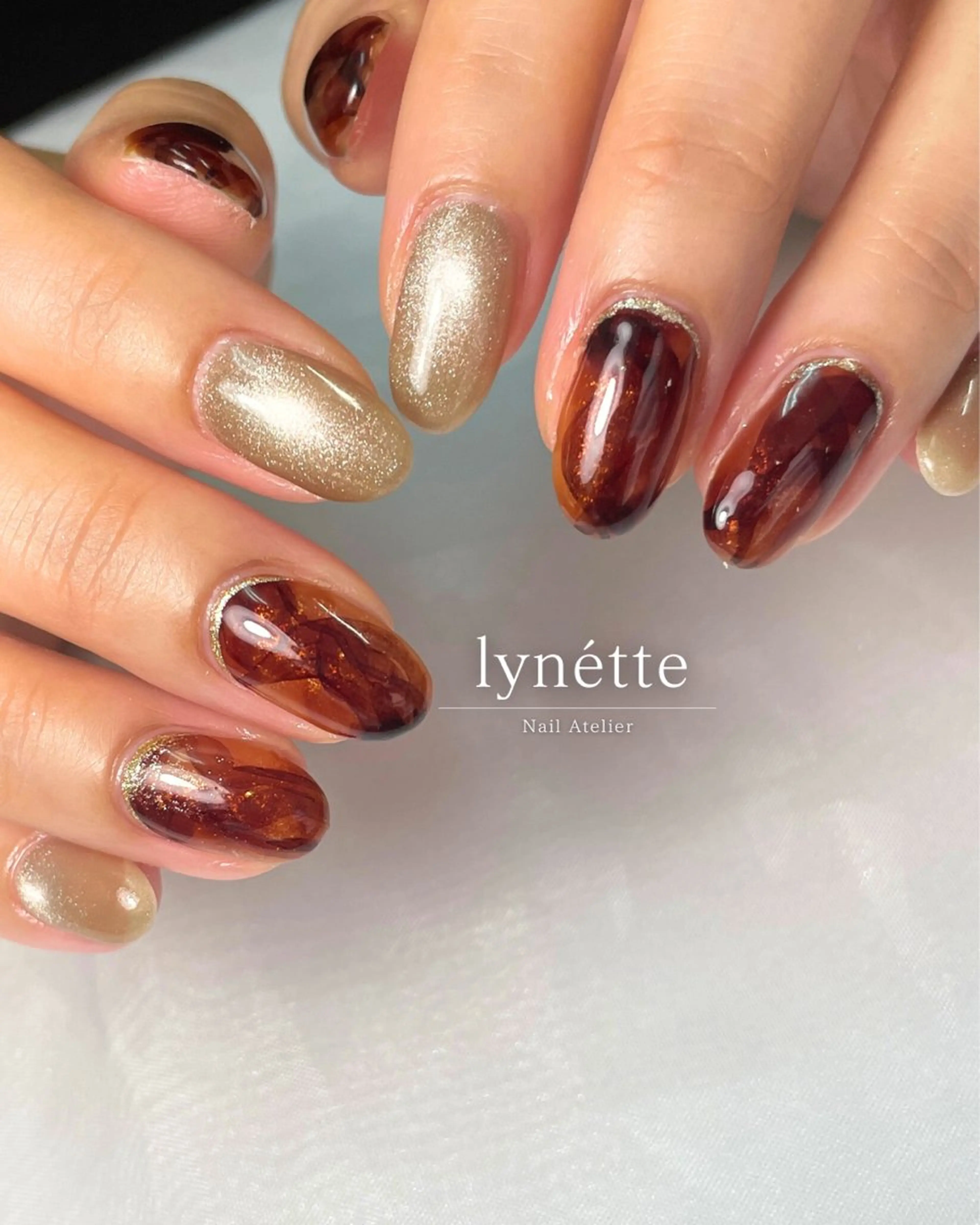 ネイル ニュアンスネイル lynétte 那覇ネイルサロンのネイルデザイン