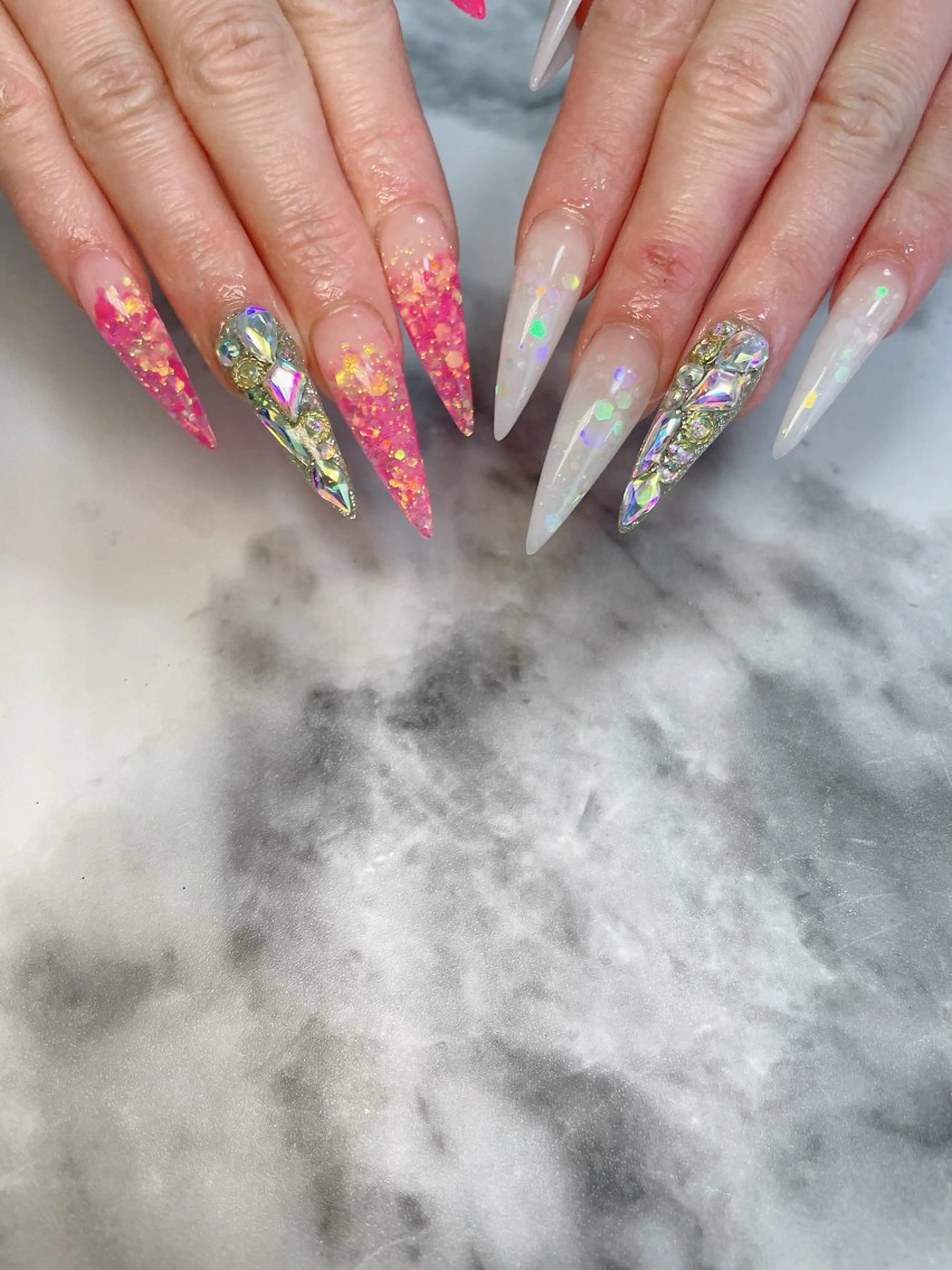 ネイル ロングネイル ハンドネイル salon de belnetta所属・kayo 💅のネイルデザイン