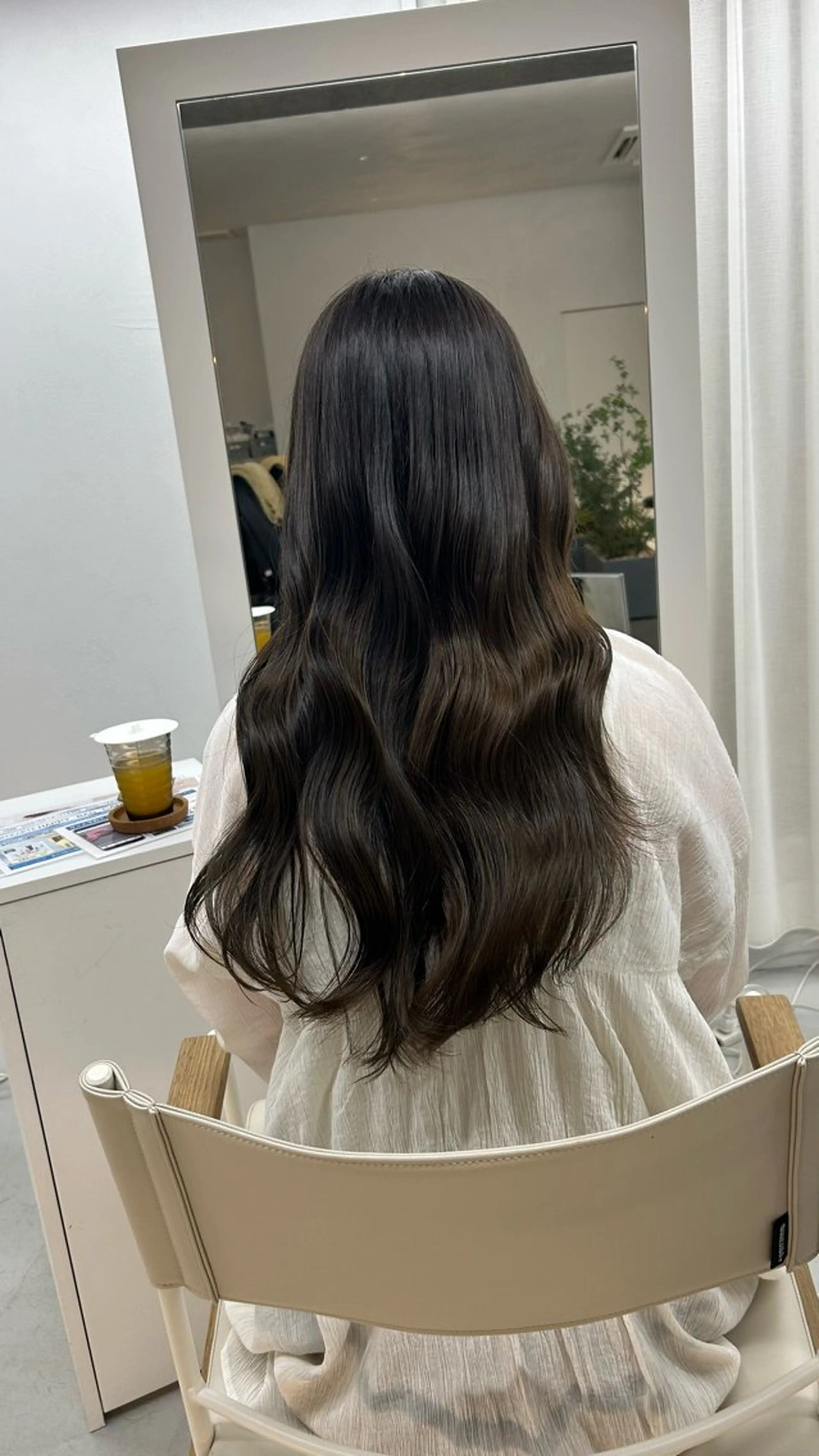 ロング カラー ハイトーン/艶髪/ 暗髪/韓国/sanaのヘアスタイル