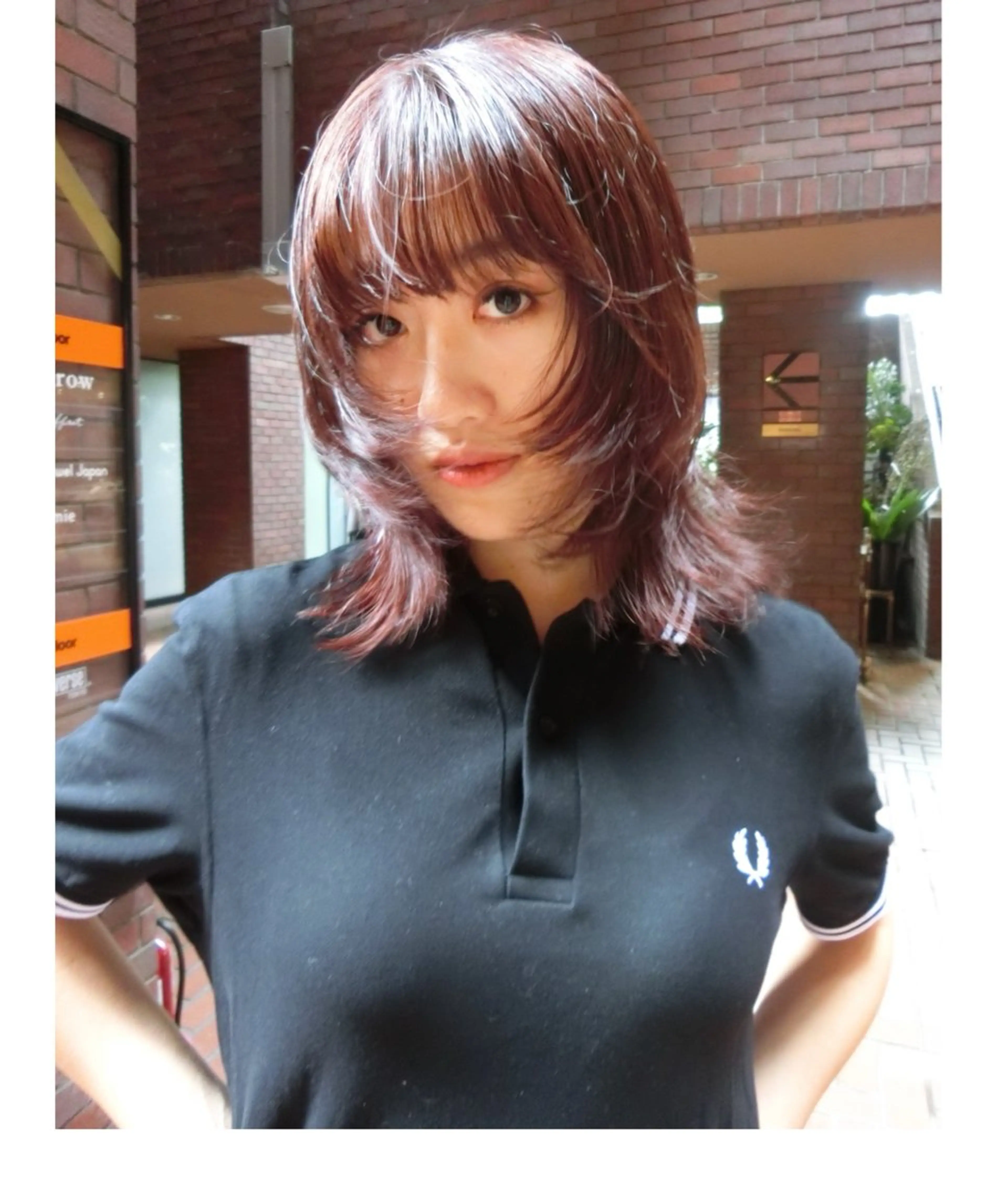 セミロング カラー ハッシュカット/ MAYAのヘアスタイル