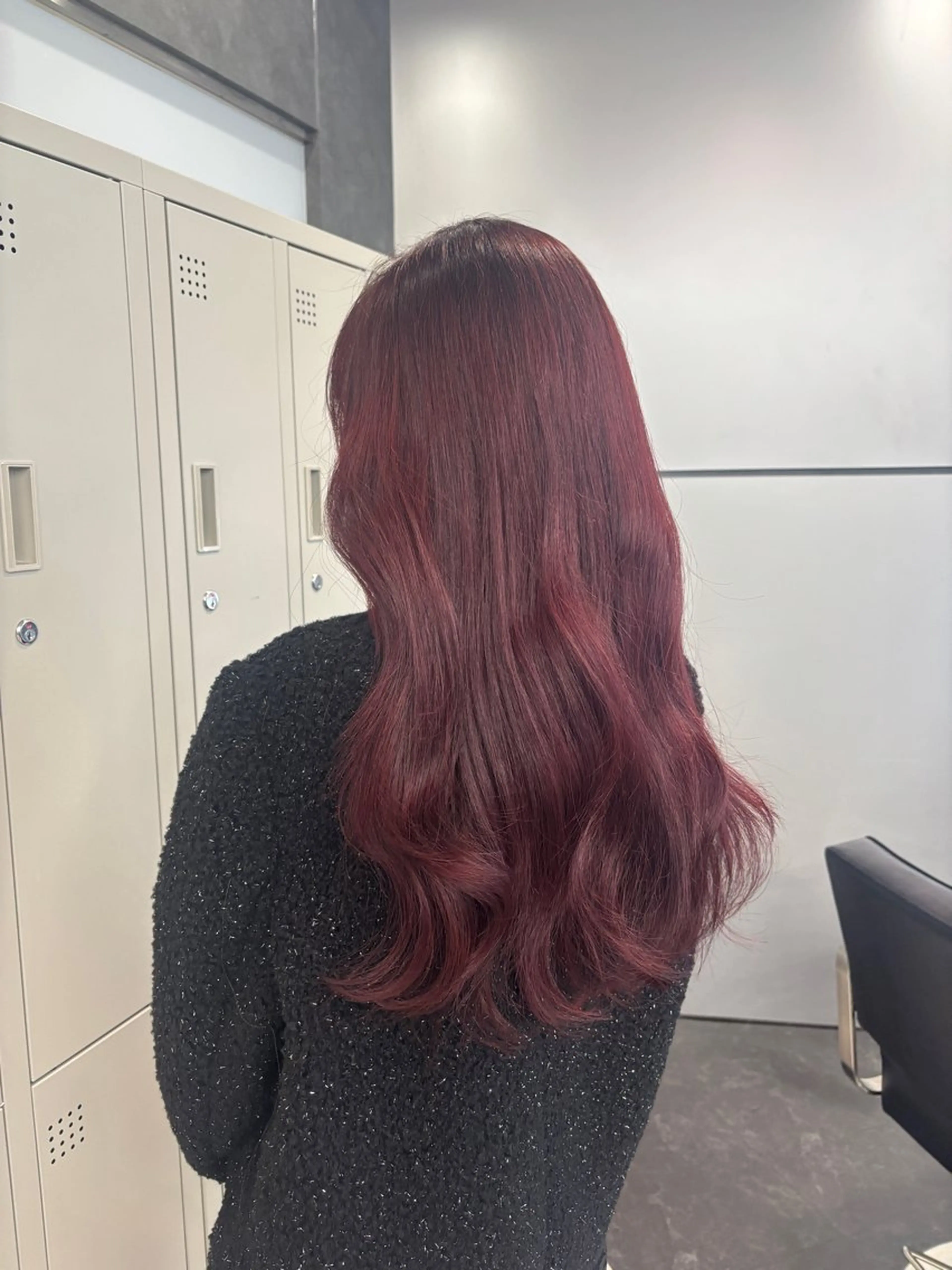 ロング カラー カット ヘアカラー トリートメント ミルクティー/ピンク カラー/ みう🎀のヘアスタイル