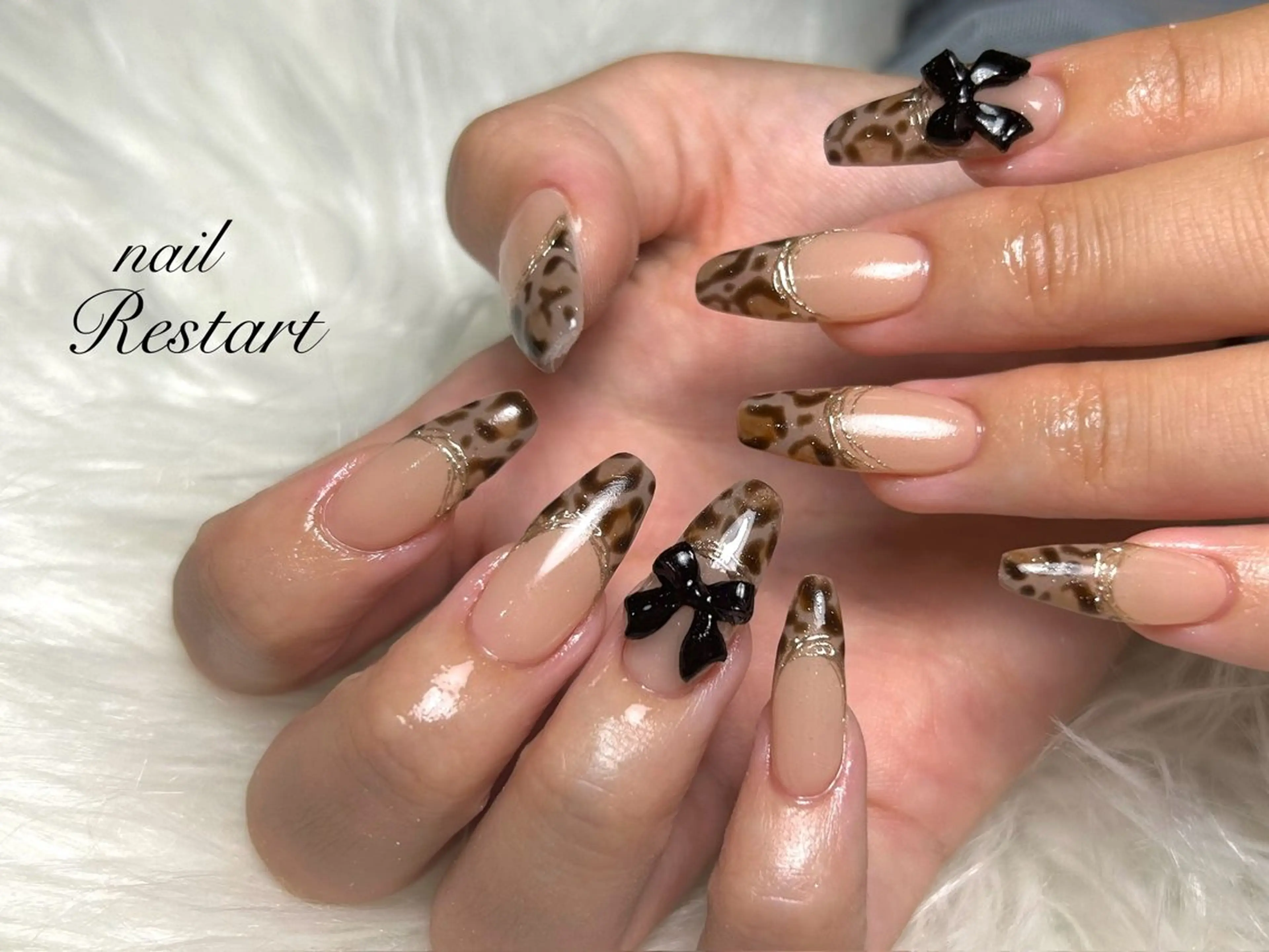 ロング ハンドネイル nail Restart所属・Restart YURIのネイルデザイン