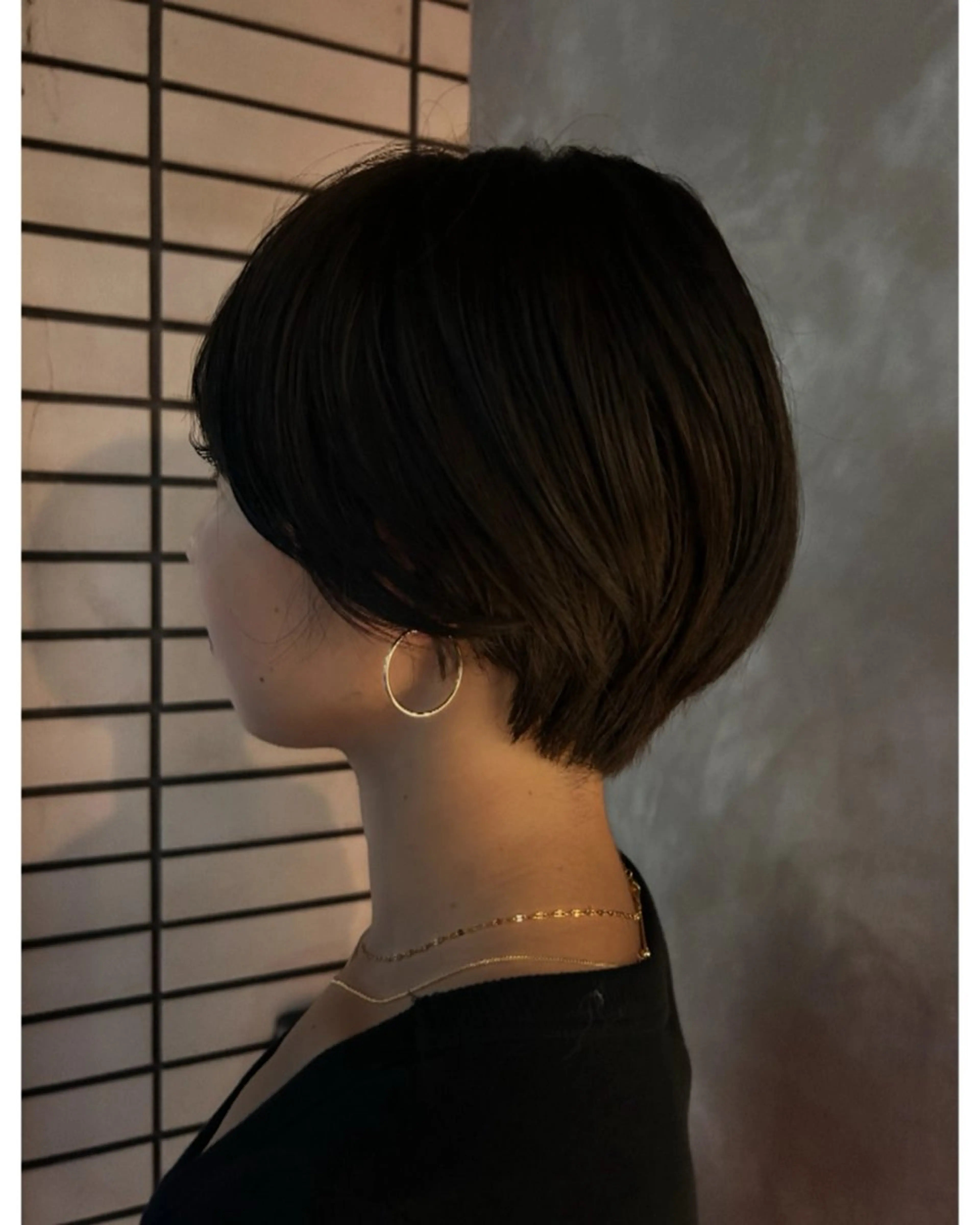 ショート カラー デザインカット/ パーマ/nanaのヘアスタイル