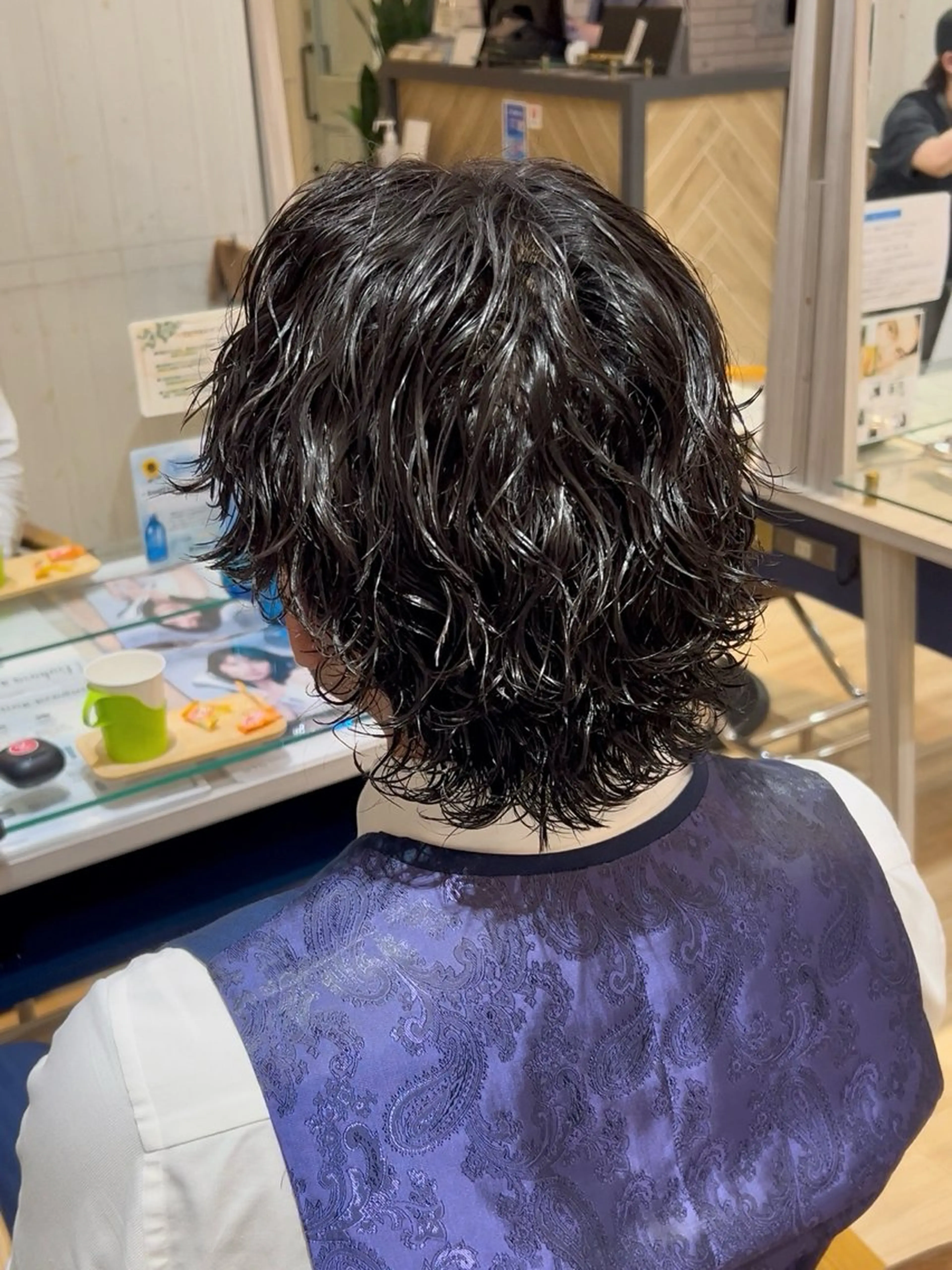 パーマ メンズ カット パーマ メンズ/パーマ/ 目黒/オノザトのヘアスタイル