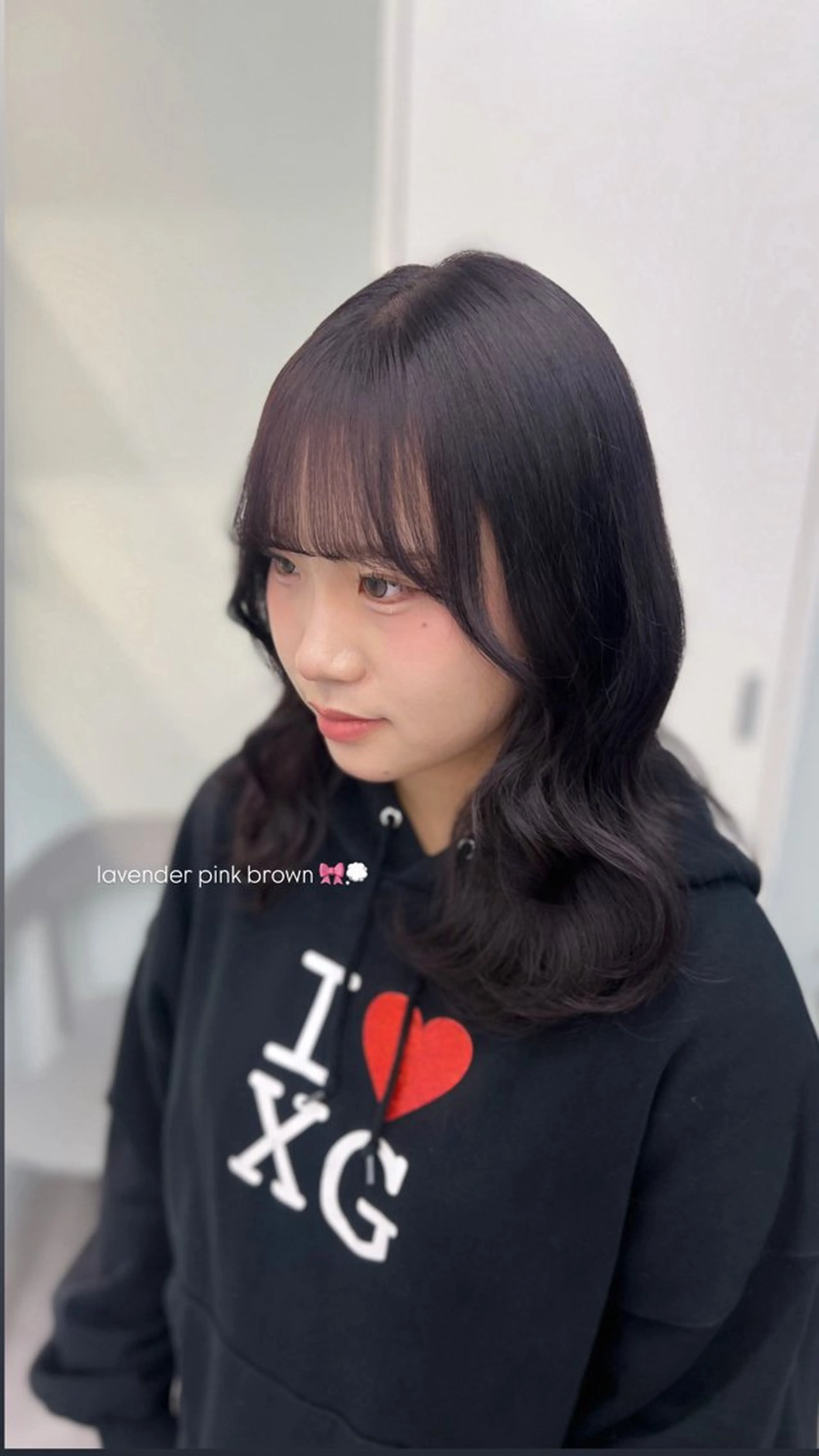 セミロング ヘアカラー Meena by  urban所属・iroha/名古屋/ 暖色カラー/髪質改善のヘアスタイル