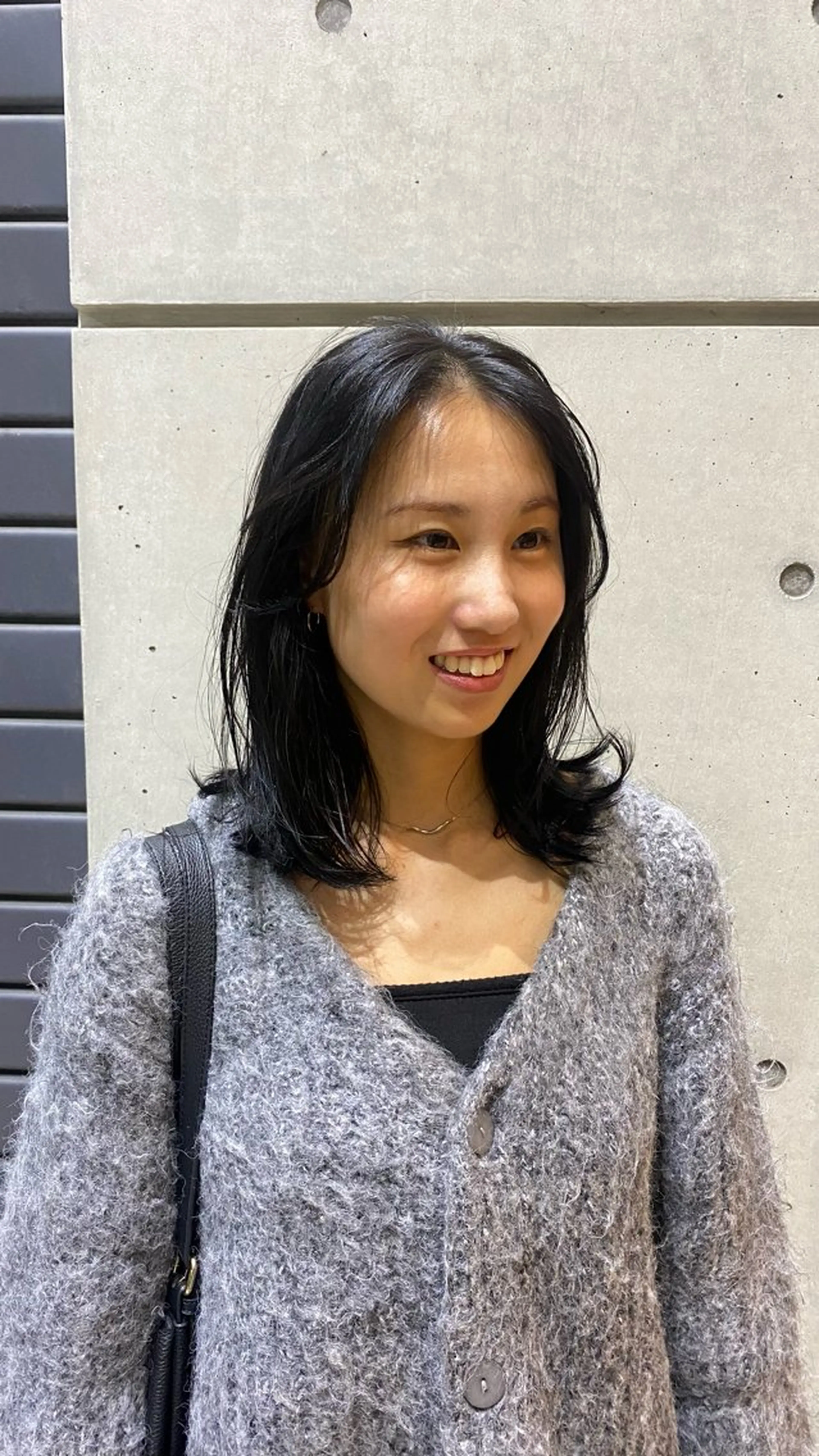 セミロング カラー 酸性ストレート/ 髪質改善/イソヤトモのヘアスタイル