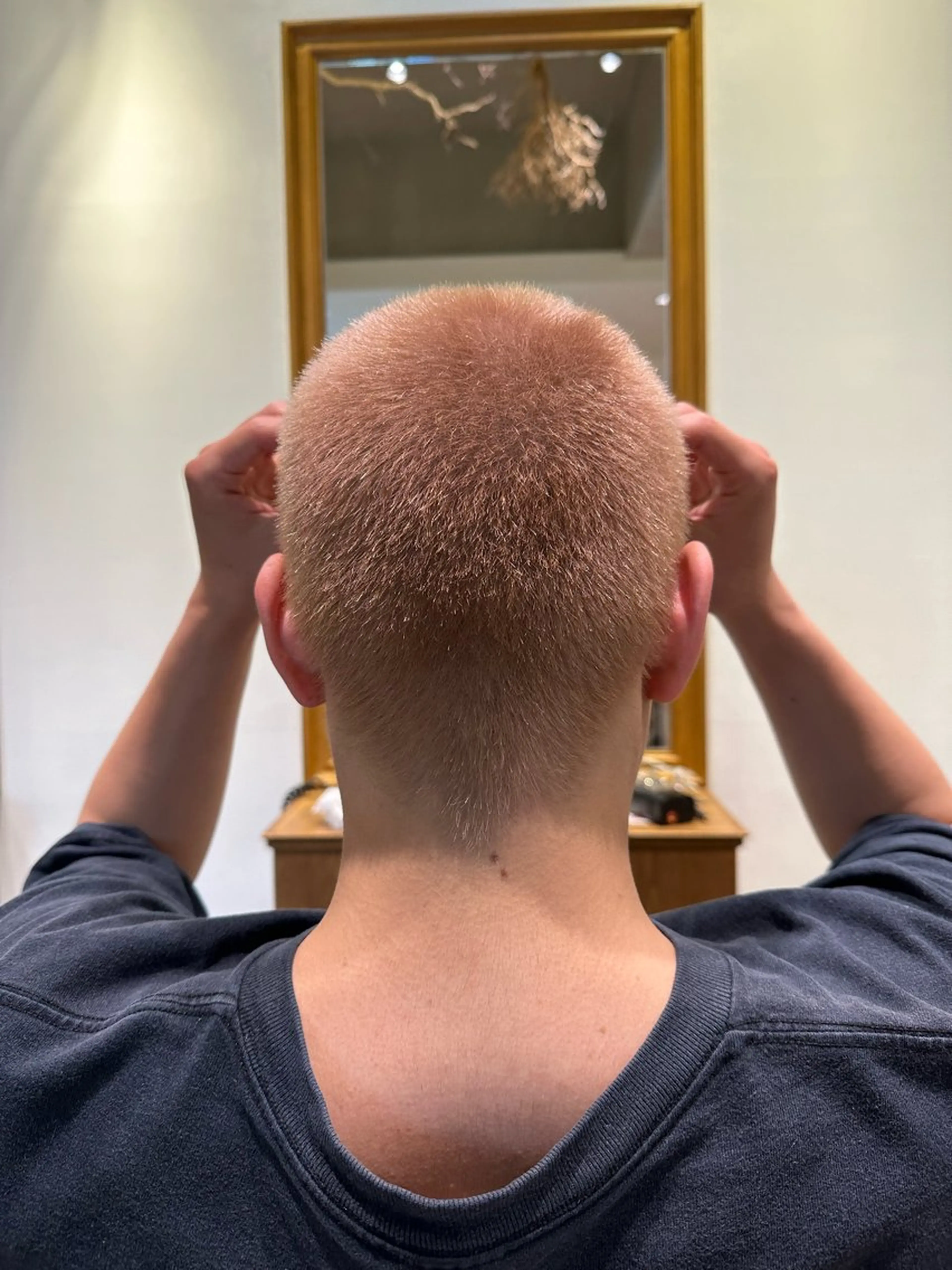 ショート カラー ブリーチ なかの りなのヘアスタイル