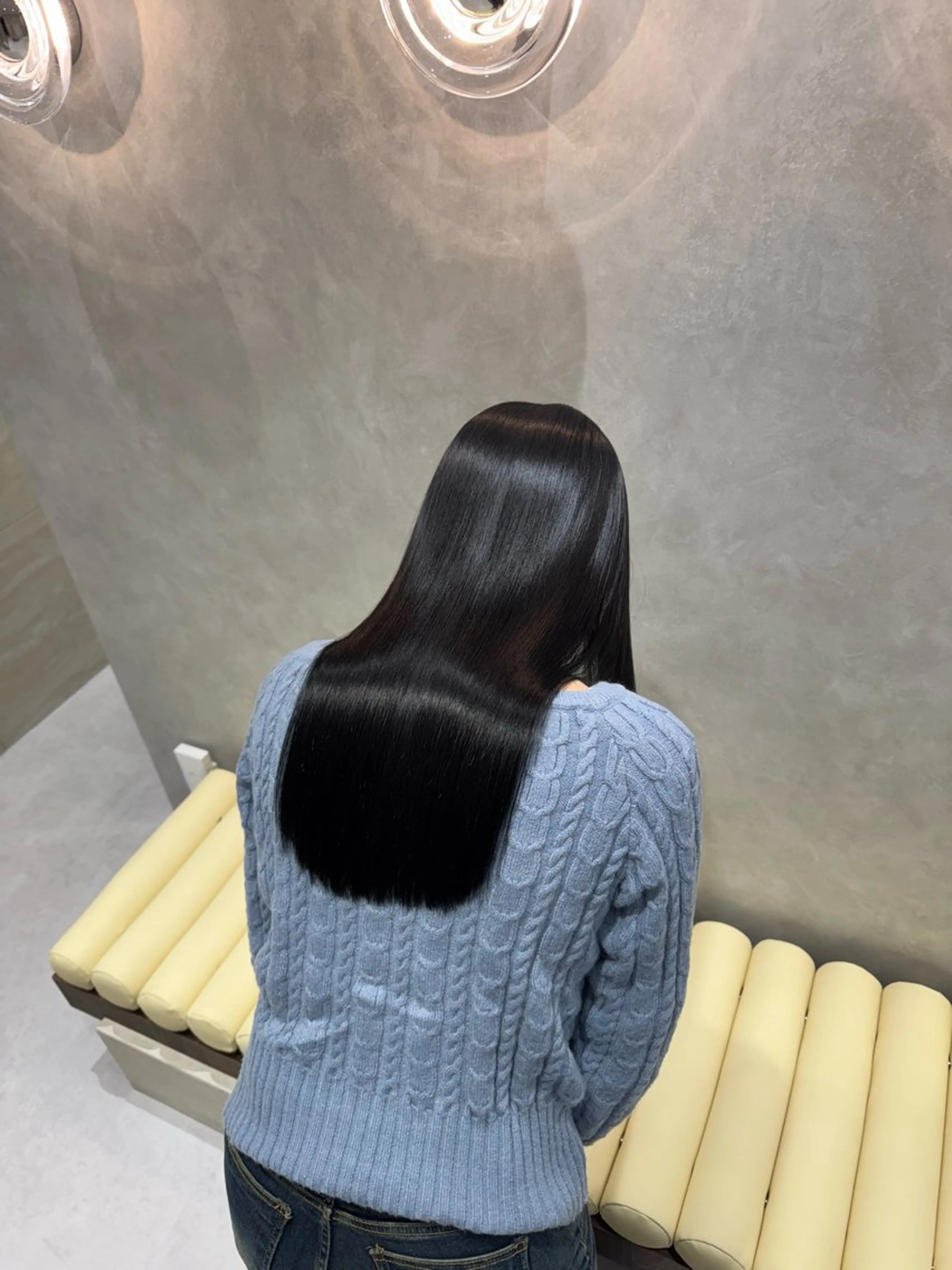 ロング 髪質改善 韓国風ヘア 縮毛矯正 SALOWIN east店6F所属・TAKUMI 【美髪特化】のヘアスタイル